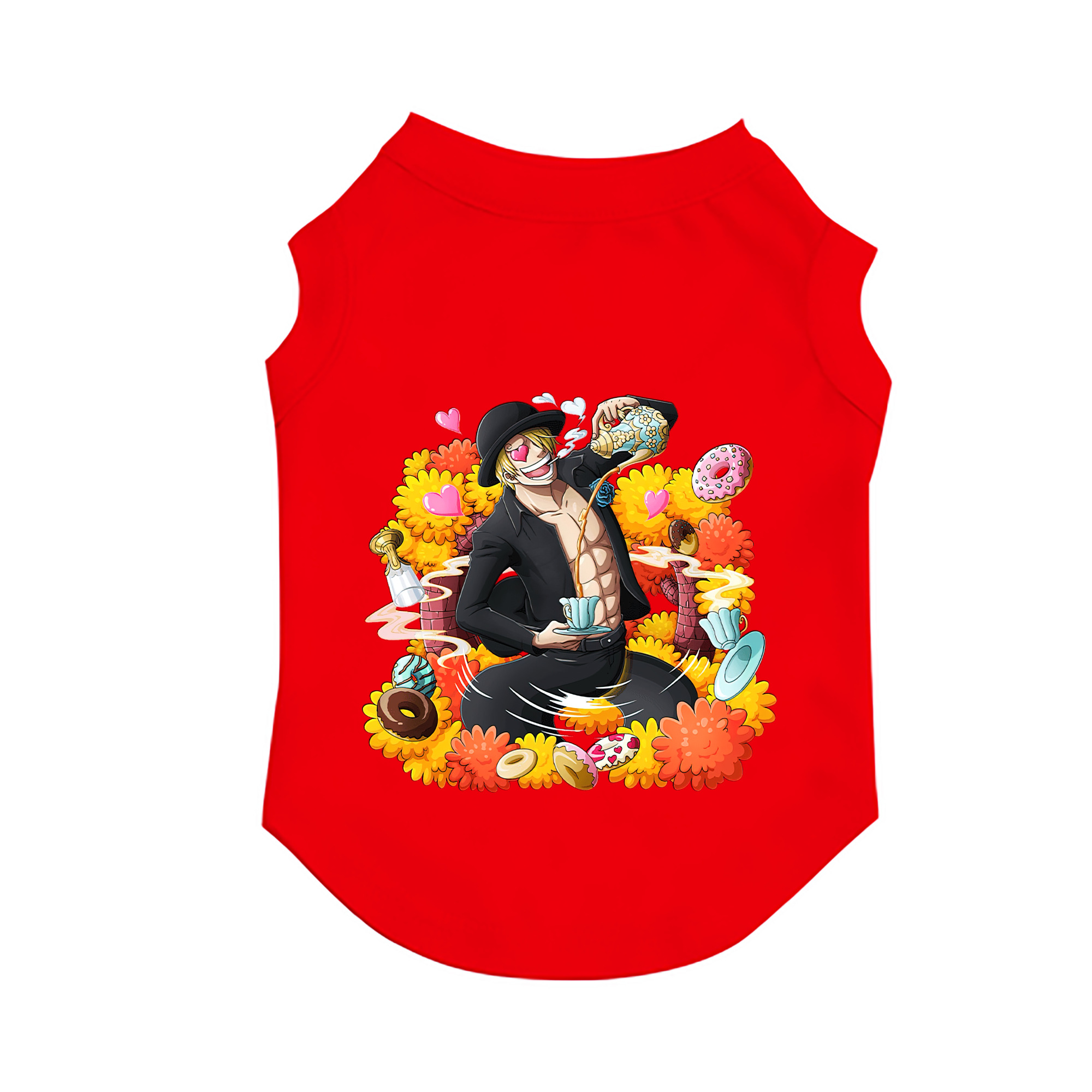 （画像用） ワンピース サンジ ONE PIECE Sanji ペット用ベスト