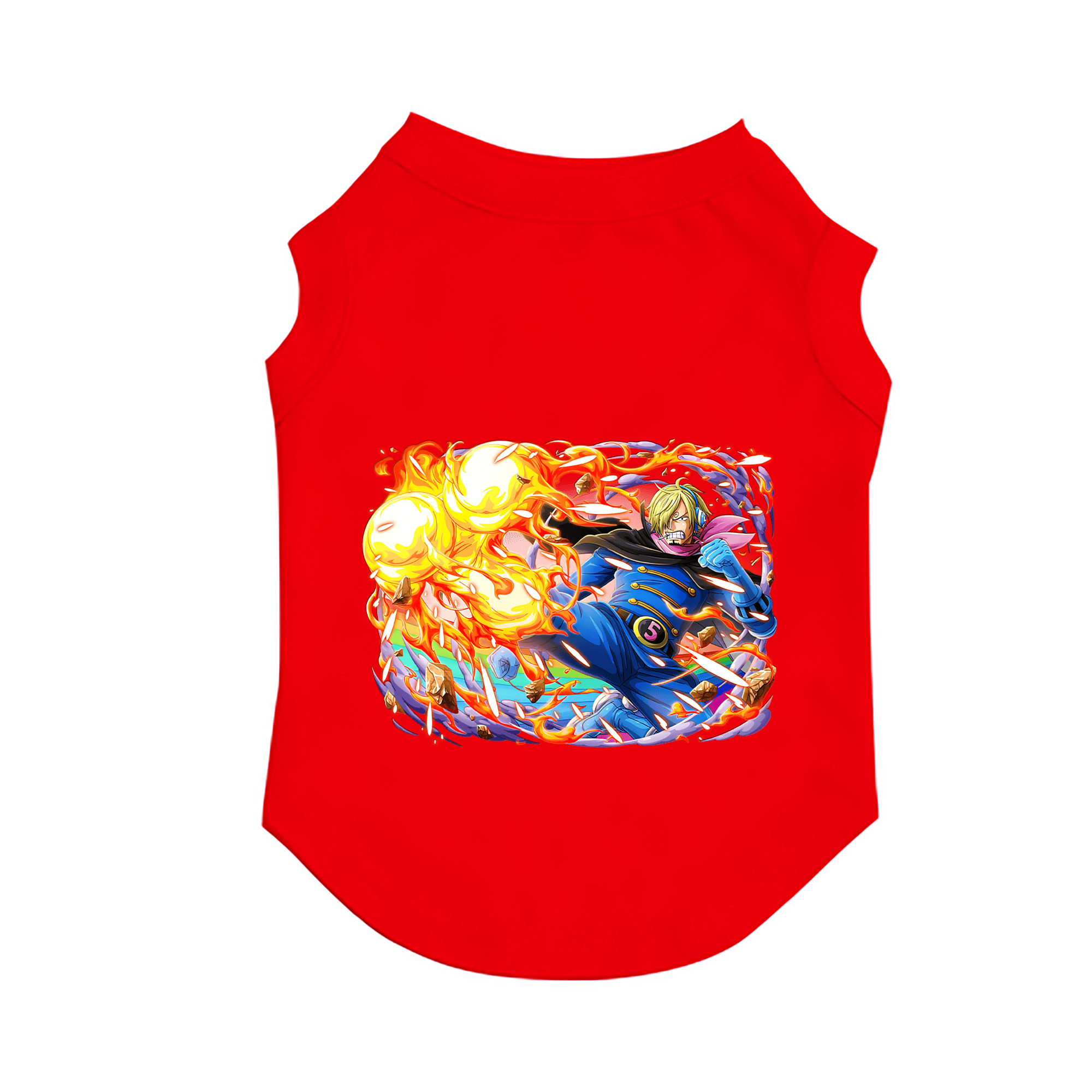 （画像用） ワンピース サンジ ONE PIECE Sanji ペット用ベスト