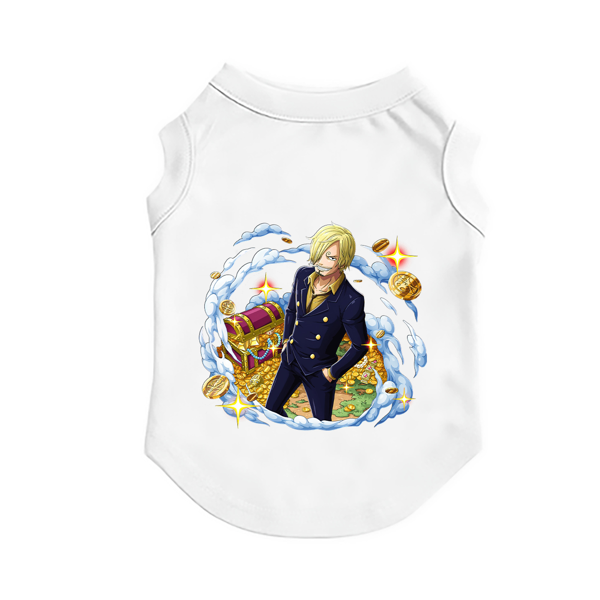 （画像用） ワンピース サンジ ONE PIECE Sanji ペット用ベスト