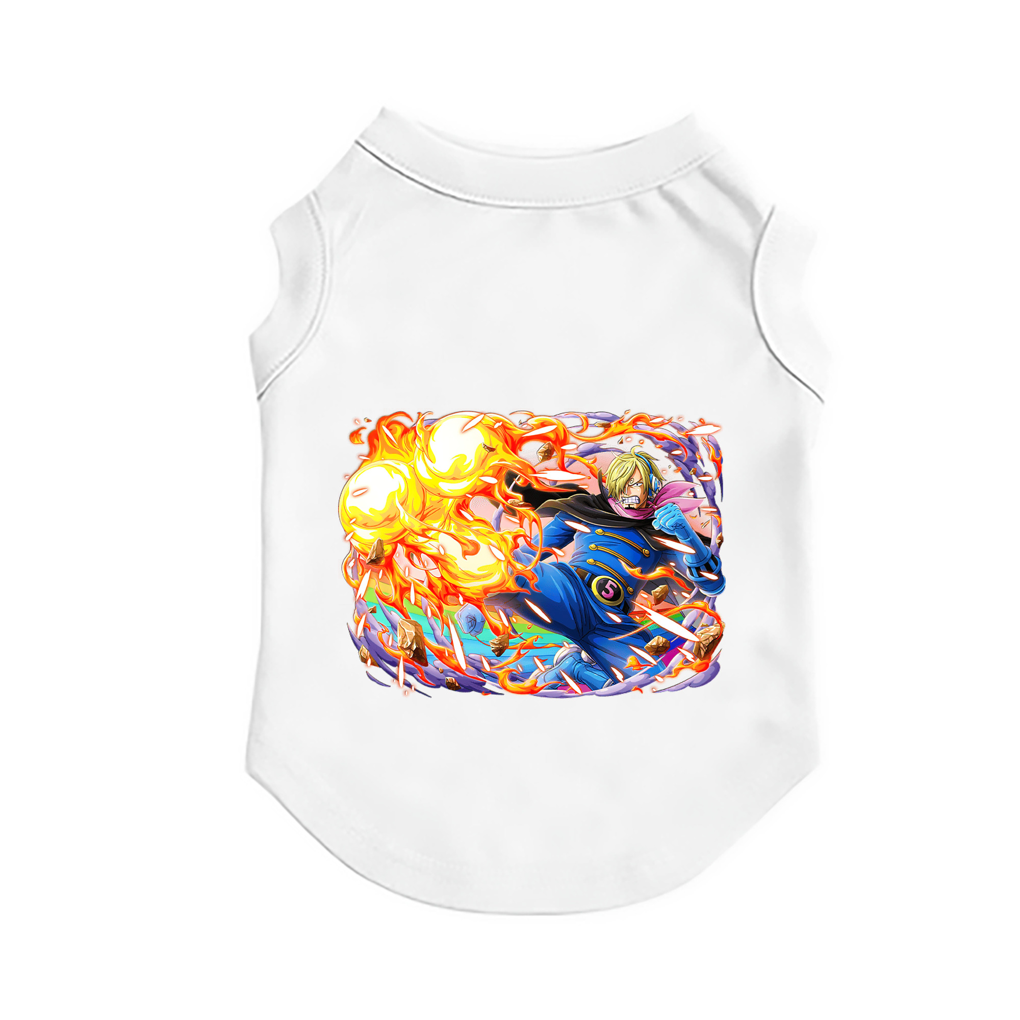 （画像用） ワンピース サンジ ONE PIECE Sanji ペット用ベスト