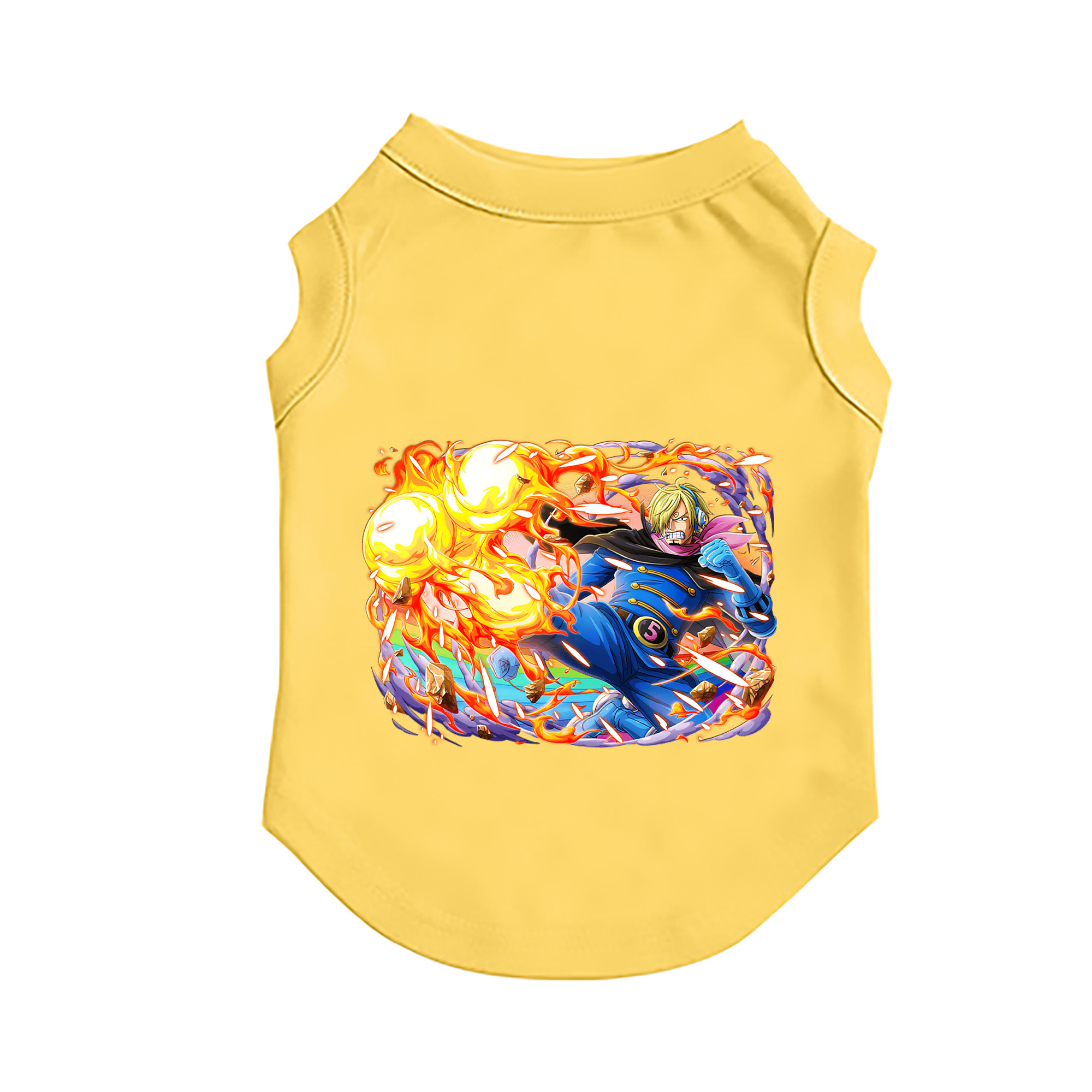 （画像用） ワンピース サンジ ONE PIECE Sanji ペット用ベスト