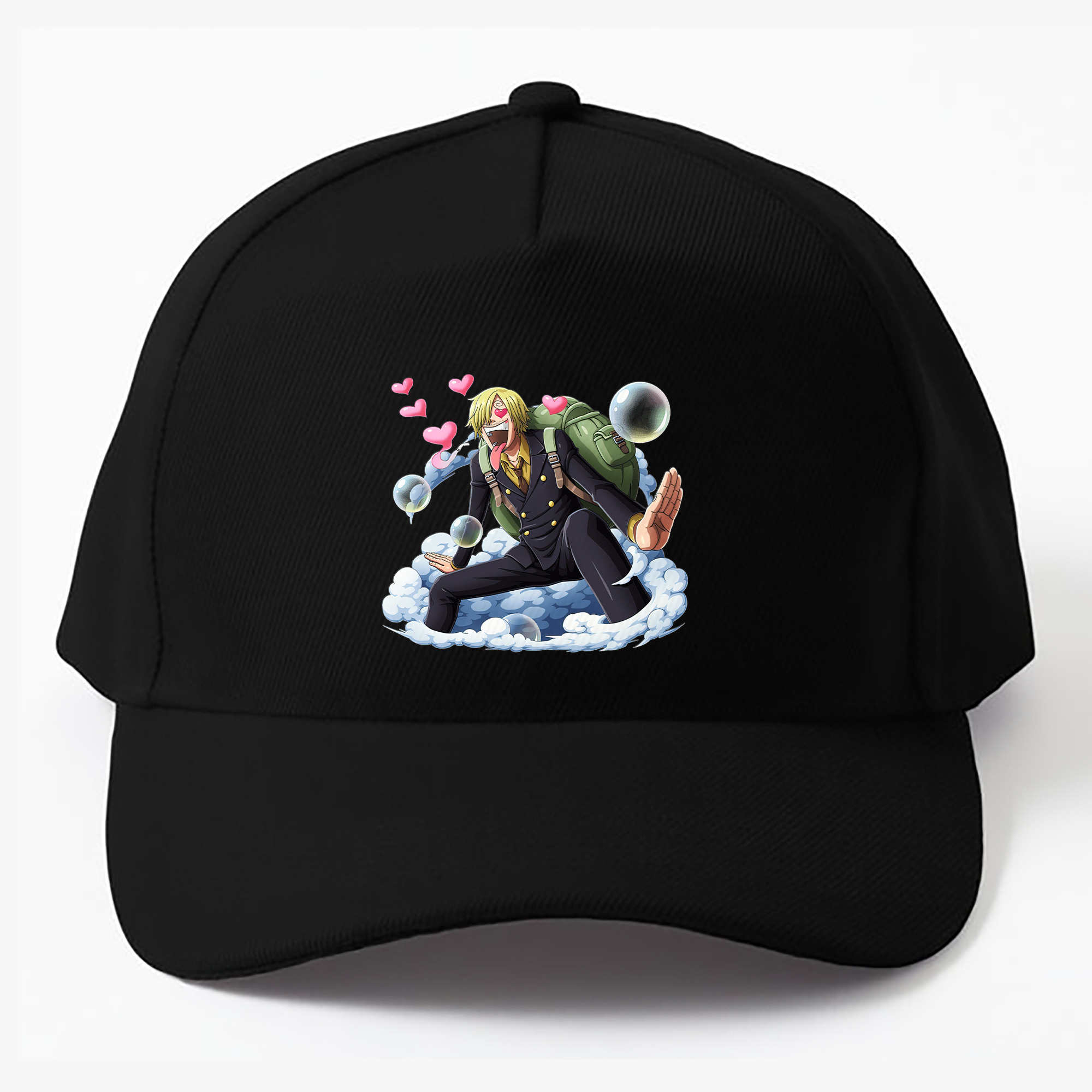 （画像用） ワンピース サンジ ONE PIECE Sanji ベースボールキャップ 綿100％ 男女兼用 帽子 スポーツ