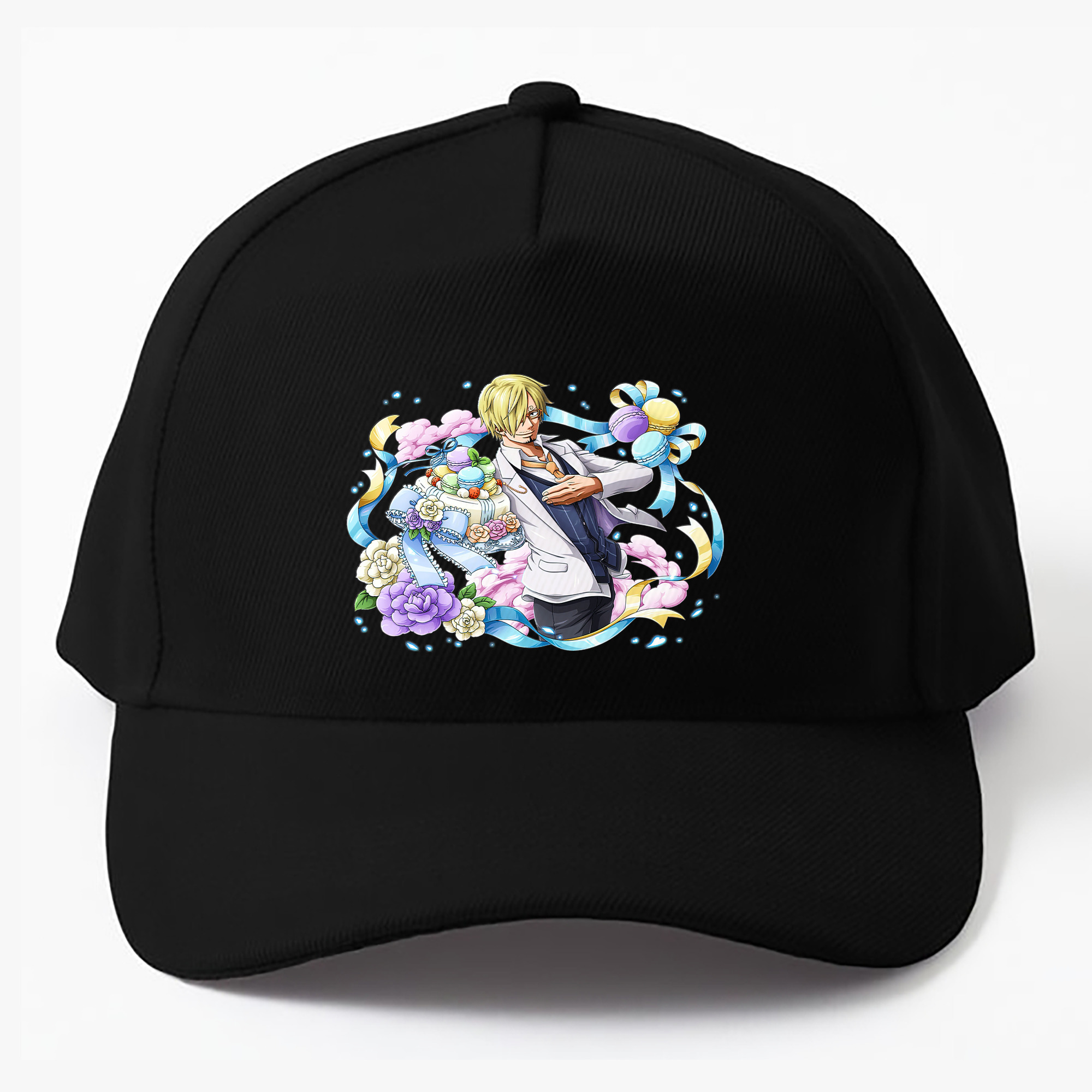 （画像用） ワンピース サンジ ONE PIECE Sanji ベースボールキャップ 綿100％ 男女兼用 帽子 スポーツ