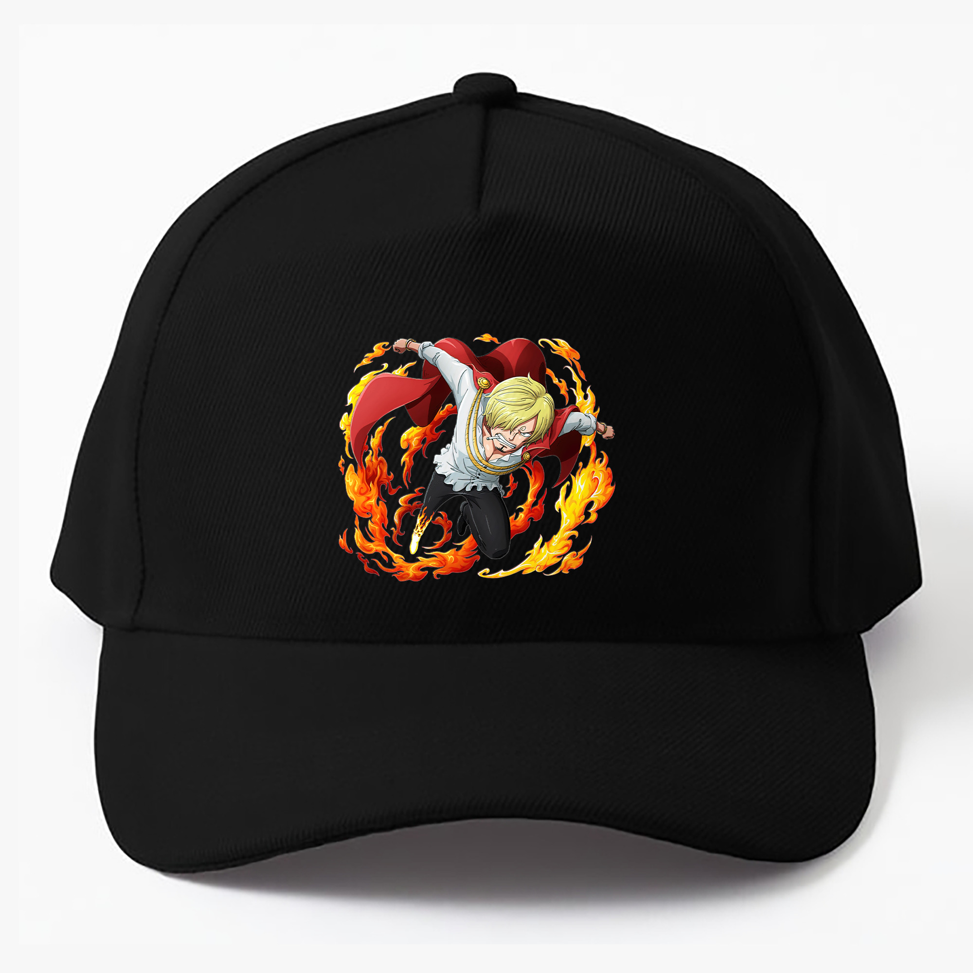 （画像用） ワンピース サンジ ONE PIECE Sanji ベースボールキャップ 綿100％ 男女兼用 帽子 スポーツ
