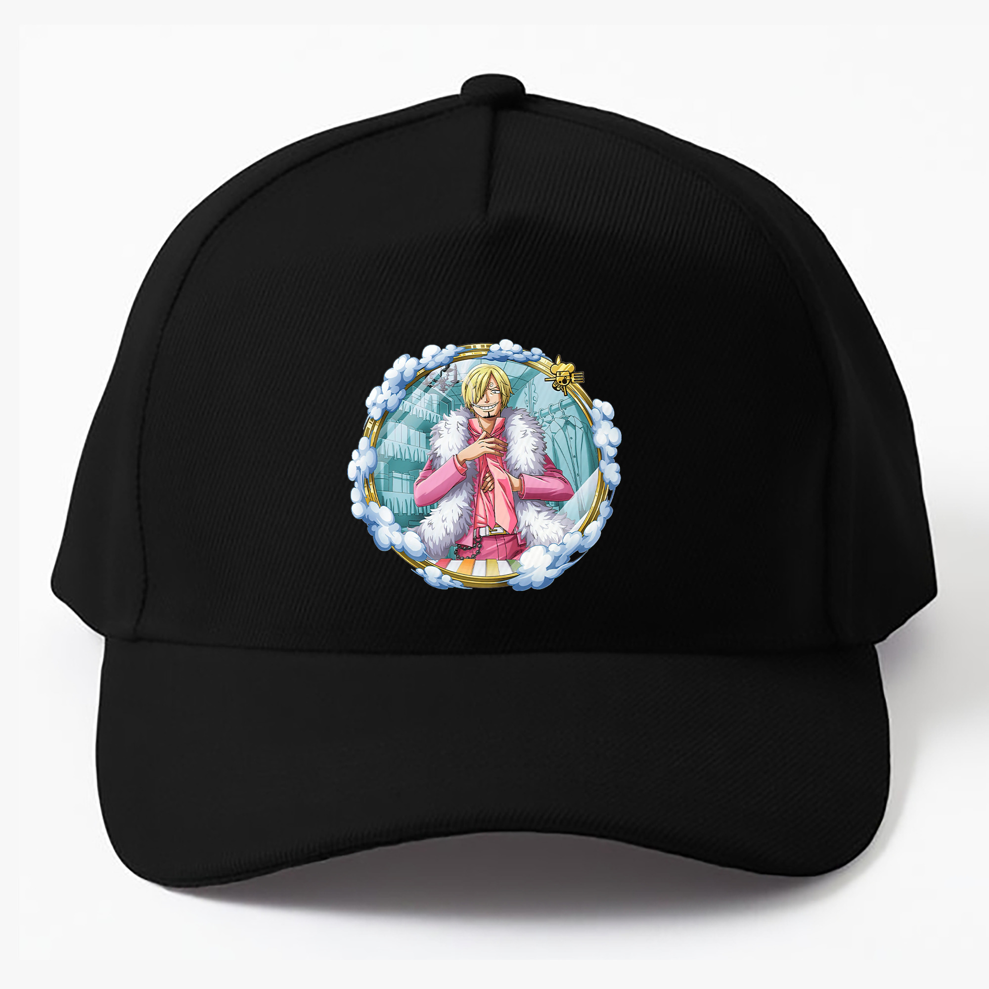 （画像用） ワンピース サンジ ONE PIECE Sanji ベースボールキャップ 綿100％ 男女兼用 帽子 スポーツ