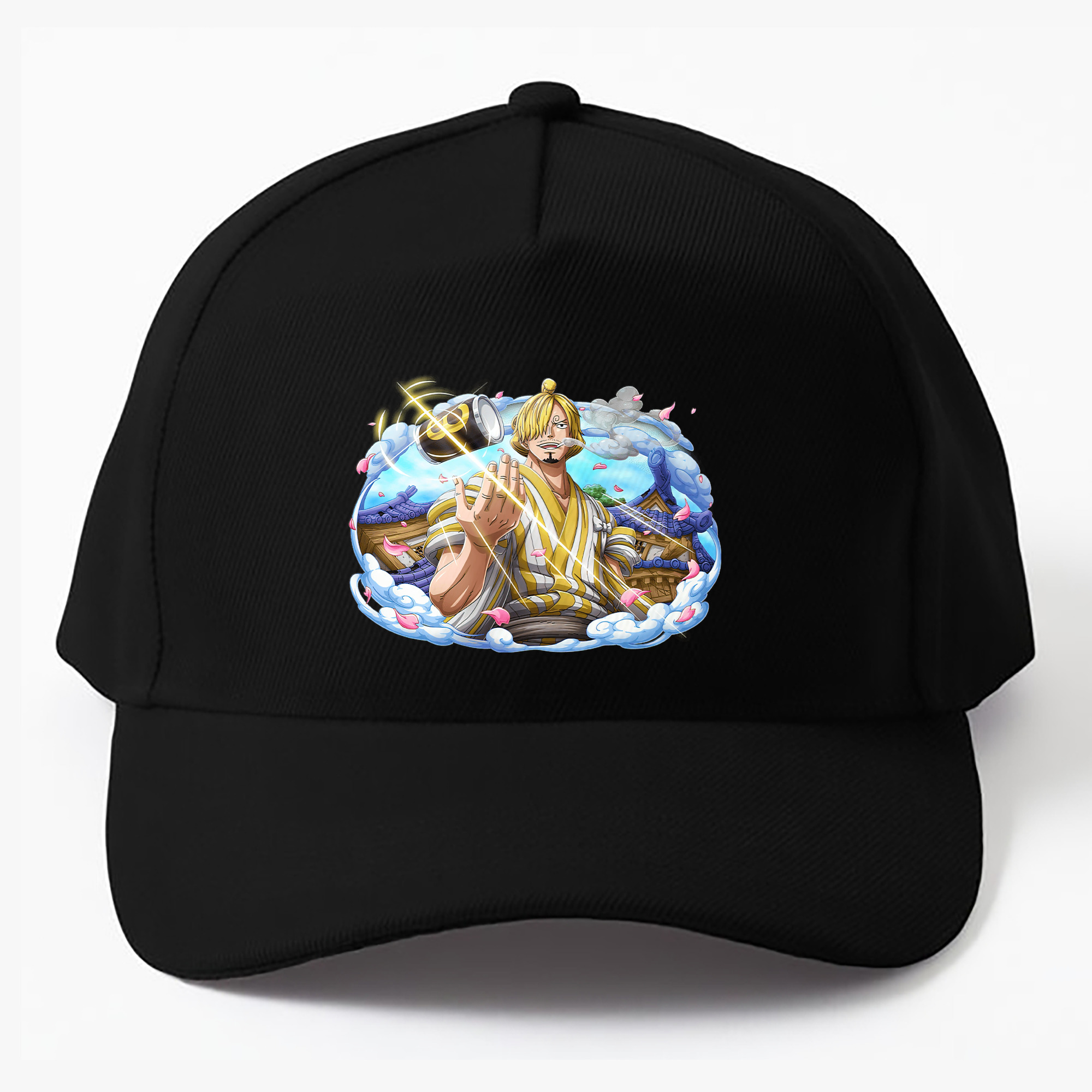 （画像用） ワンピース サンジ ONE PIECE Sanji ベースボールキャップ 綿100％ 男女兼用 帽子 スポーツ