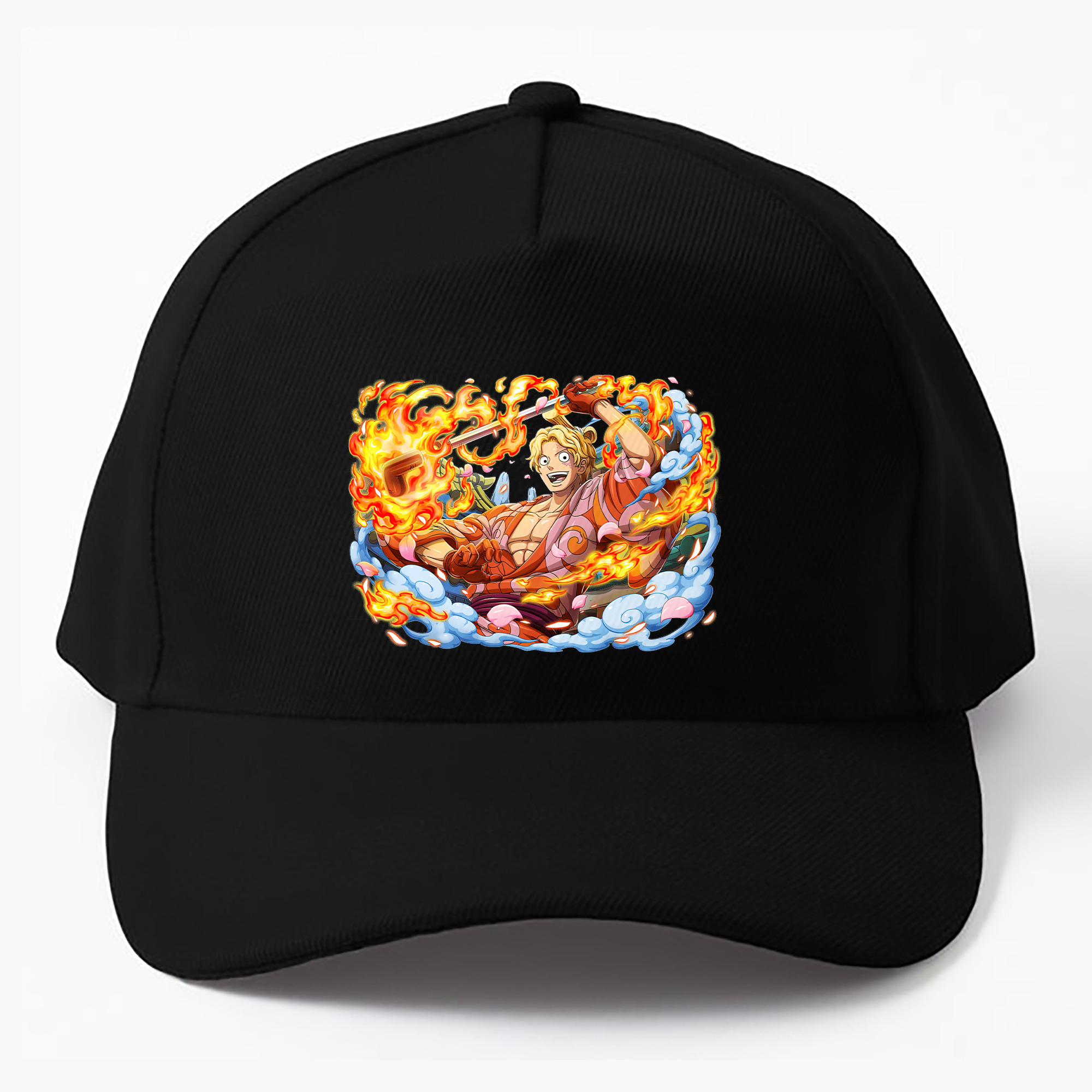 （画像用） ワンピース サンジ ONE PIECE Sanji ベースボールキャップ 綿100％ 男女兼用 帽子 スポーツ