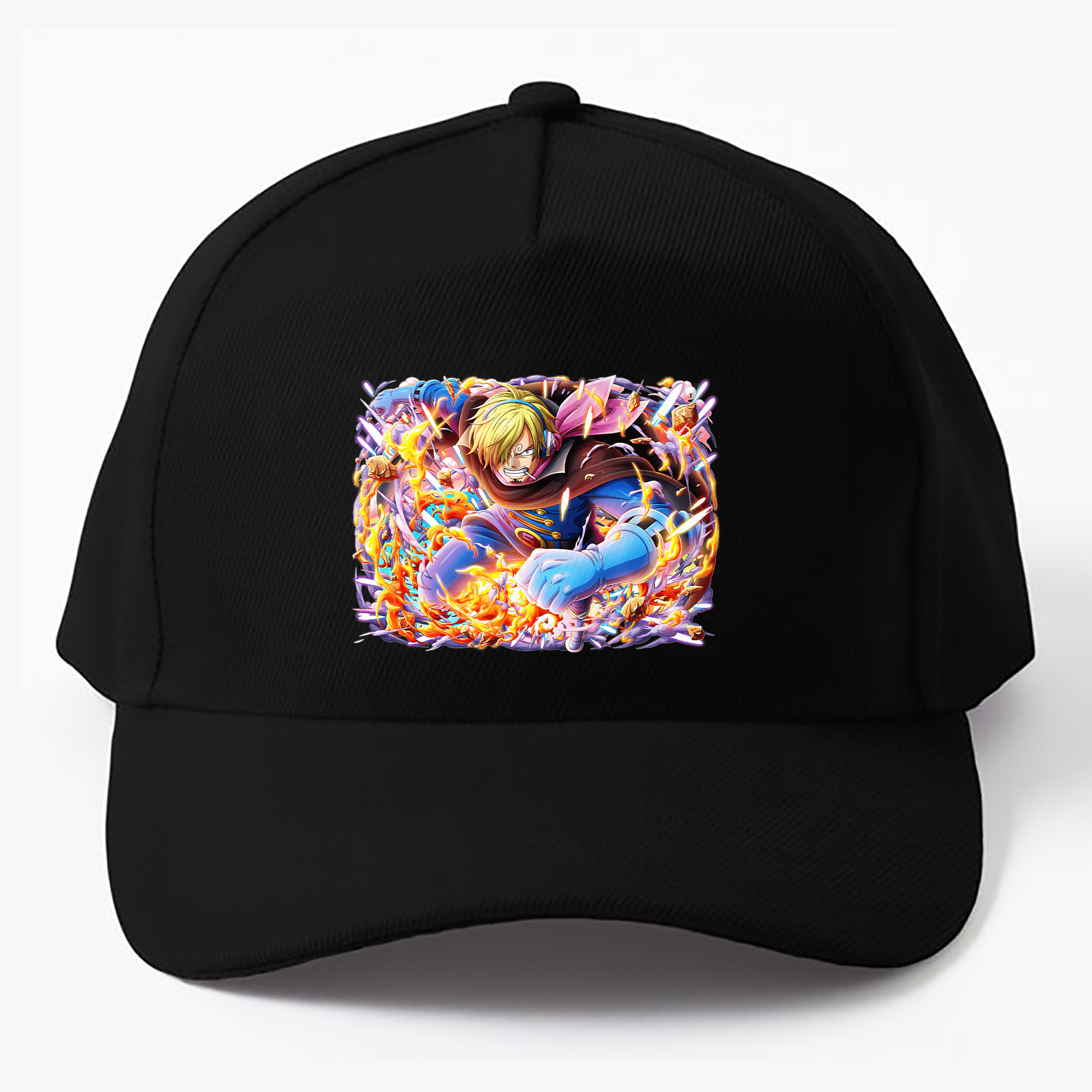 （画像用） ワンピース サンジ ONE PIECE Sanji ベースボールキャップ 綿100％ 男女兼用 帽子 スポーツ