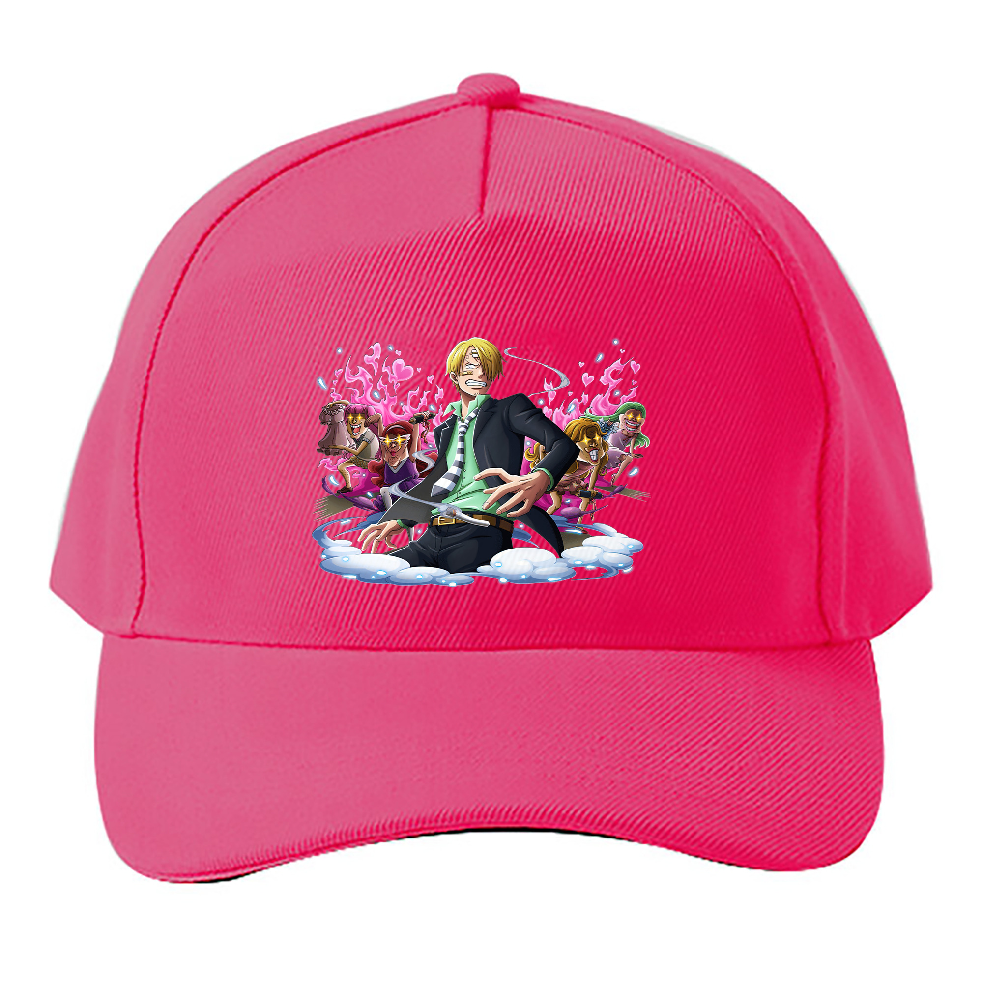 （画像用） ワンピース サンジ ONE PIECE Sanji ベースボールキャップ 綿100％ 男女兼用 帽子 スポーツ