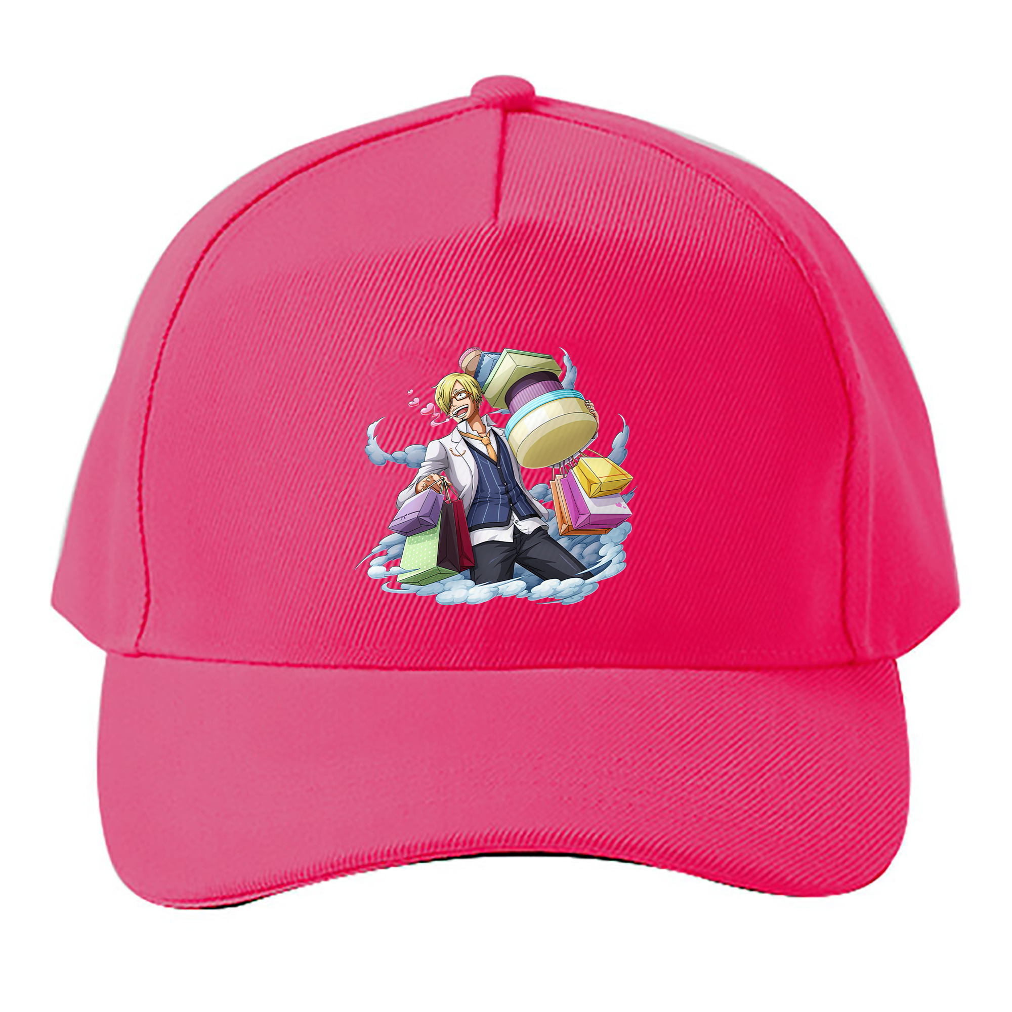 （画像用） ワンピース サンジ ONE PIECE Sanji ベースボールキャップ 綿100％ 男女兼用 帽子 スポーツ