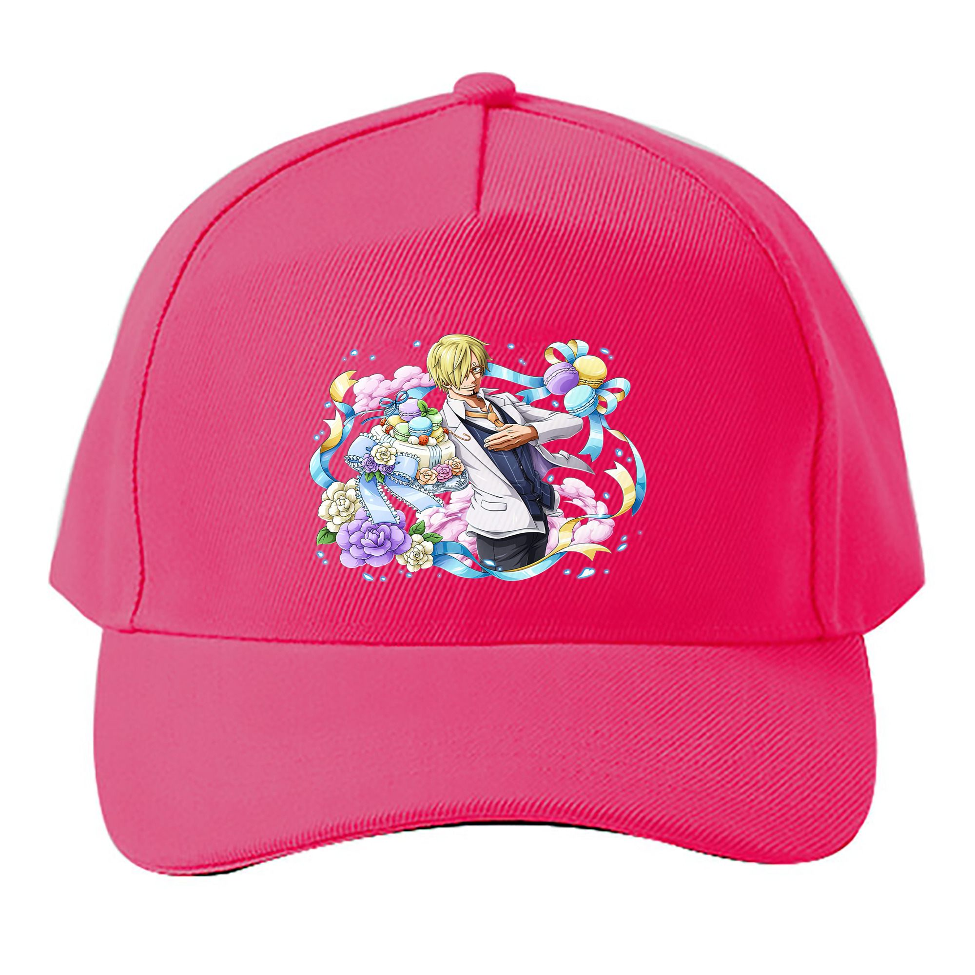 （画像用） ワンピース サンジ ONE PIECE Sanji ベースボールキャップ 綿100％ 男女兼用 帽子 スポーツ