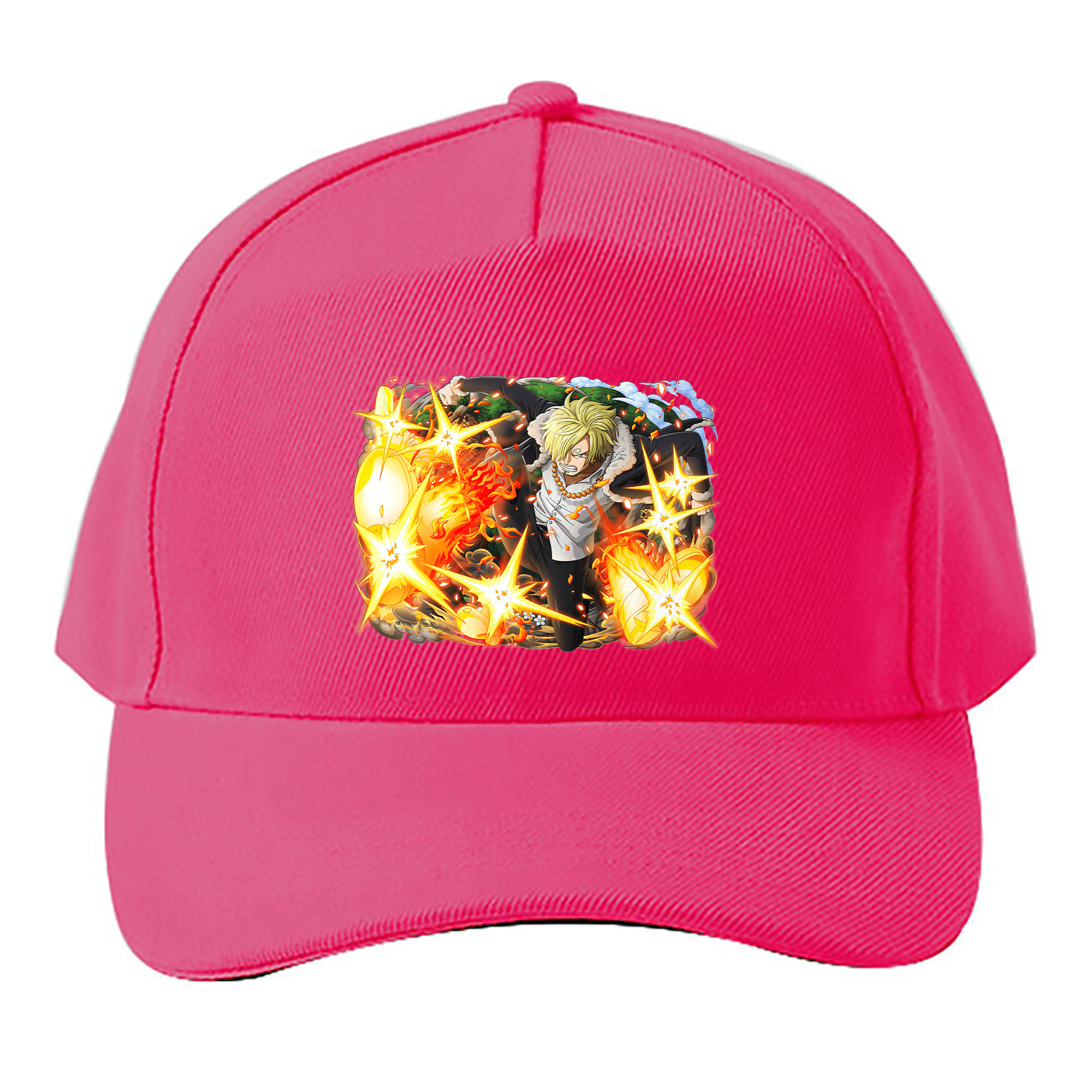（画像用） ワンピース サンジ ONE PIECE Sanji ベースボールキャップ 綿100％ 男女兼用 帽子 スポーツ
