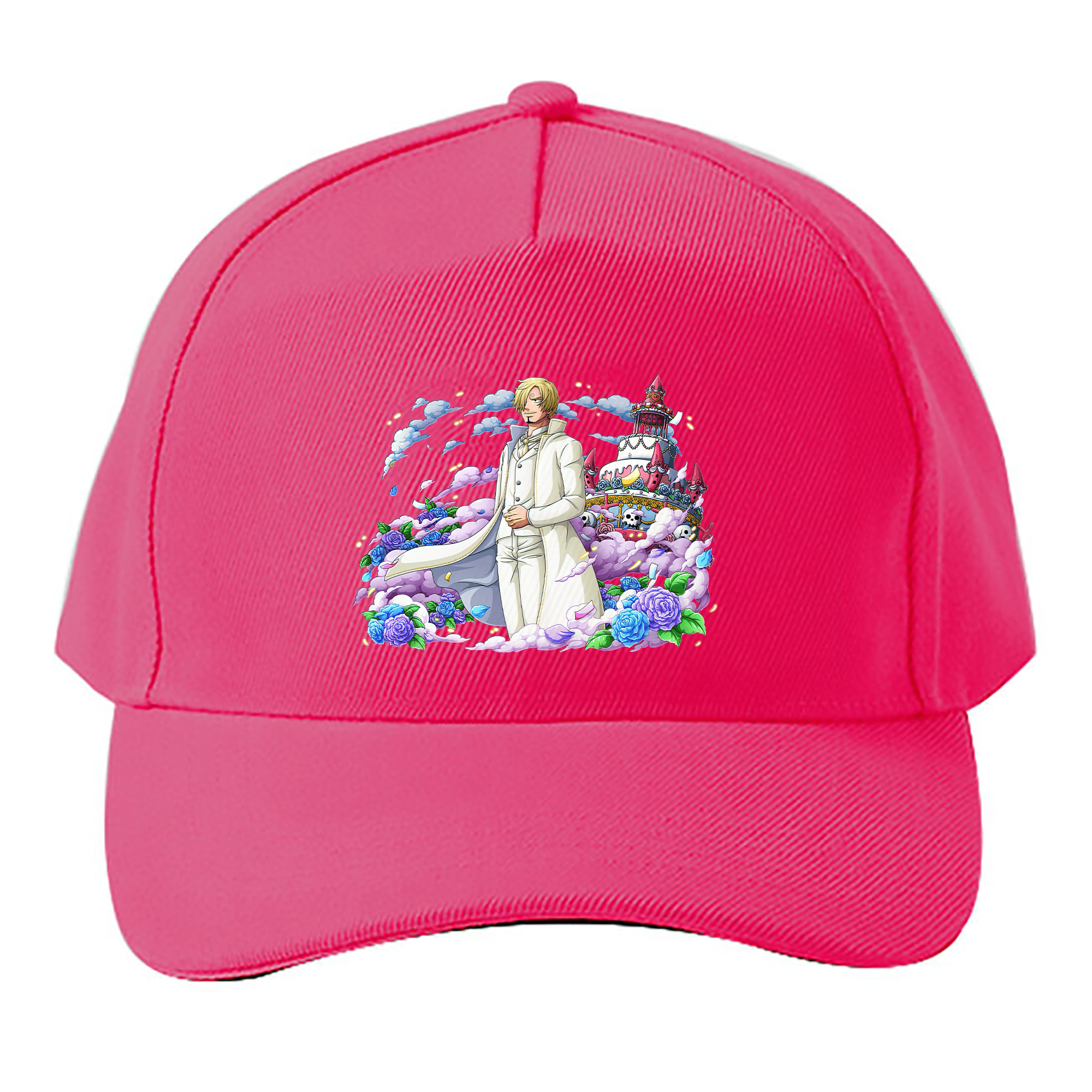（画像用） ワンピース サンジ ONE PIECE Sanji ベースボールキャップ 綿100％ 男女兼用 帽子 スポーツ
