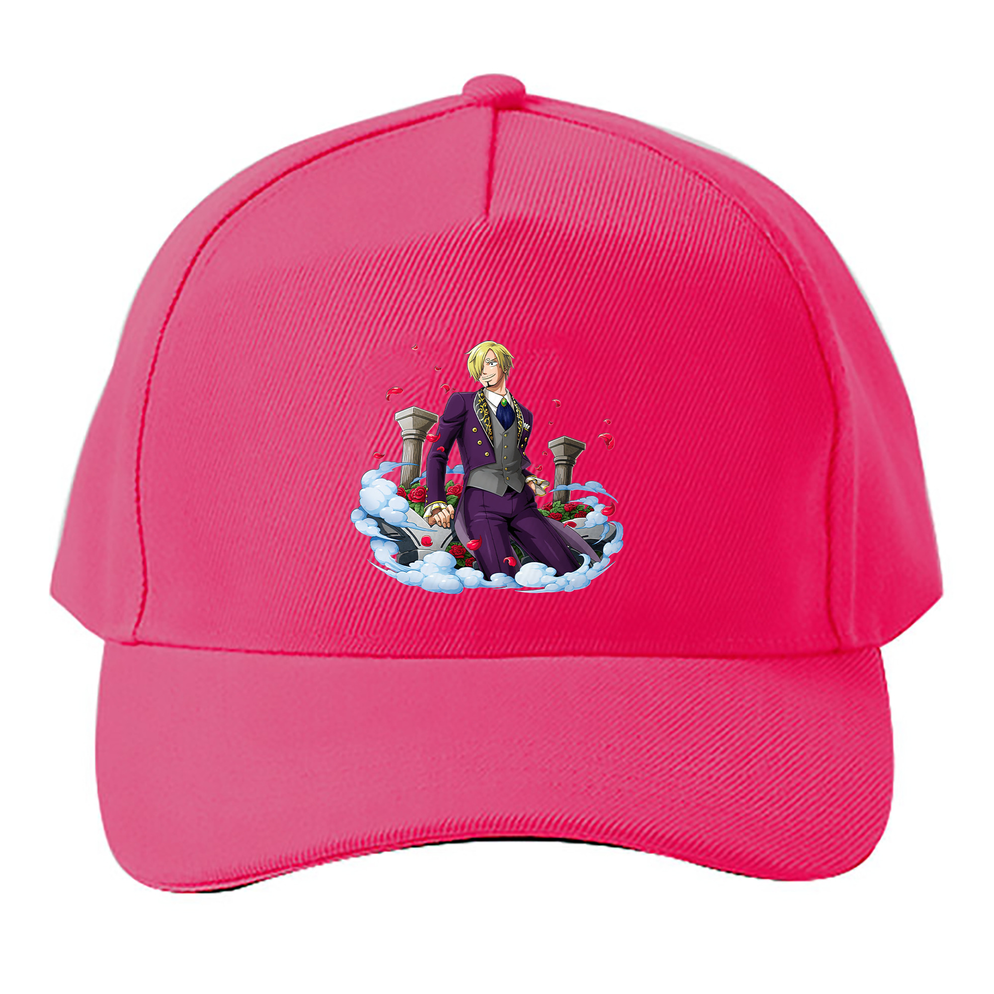 （画像用） ワンピース サンジ ONE PIECE Sanji ベースボールキャップ 綿100％ 男女兼用 帽子 スポーツ