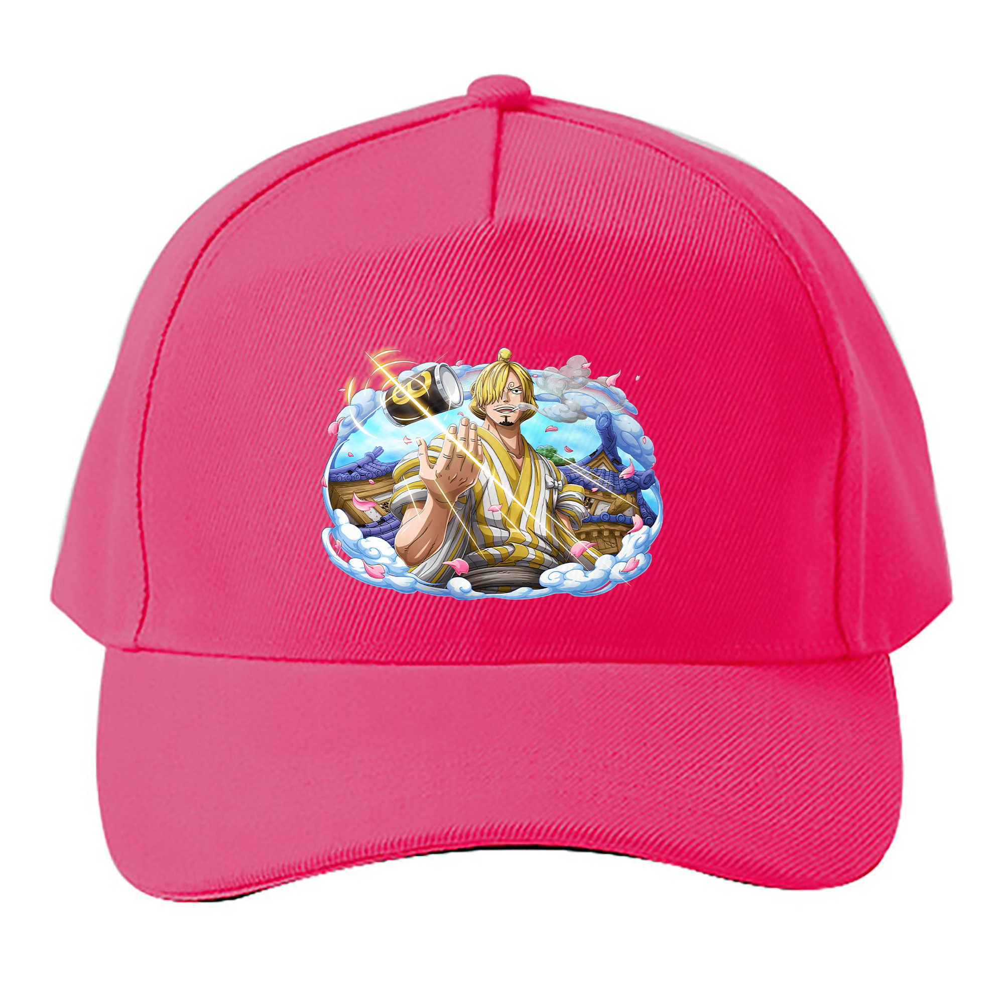 （画像用） ワンピース サンジ ONE PIECE Sanji ベースボールキャップ 綿100％ 男女兼用 帽子 スポーツ
