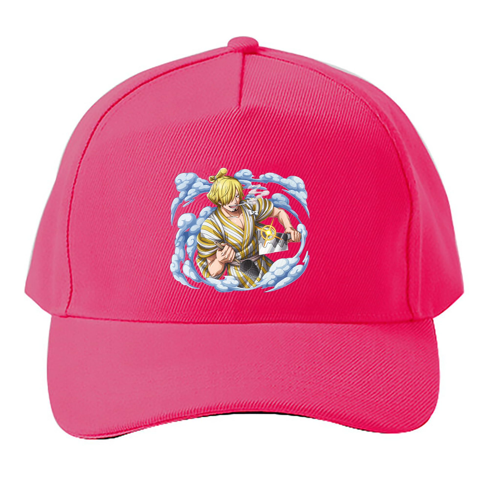 （画像用） ワンピース サンジ ONE PIECE Sanji ベースボールキャップ 綿100％ 男女兼用 帽子 スポーツ