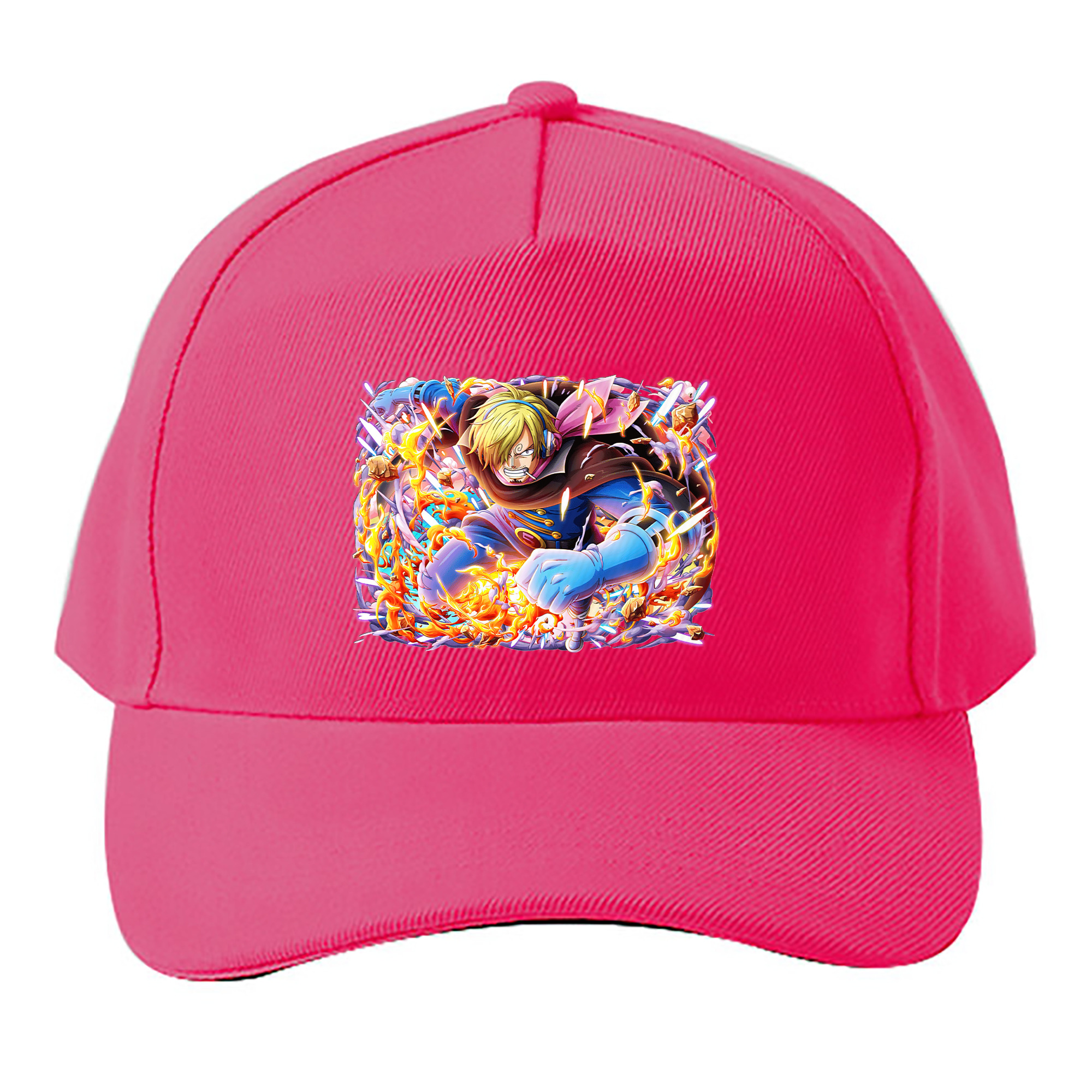 （画像用） ワンピース サンジ ONE PIECE Sanji ベースボールキャップ 綿100％ 男女兼用 帽子 スポーツ