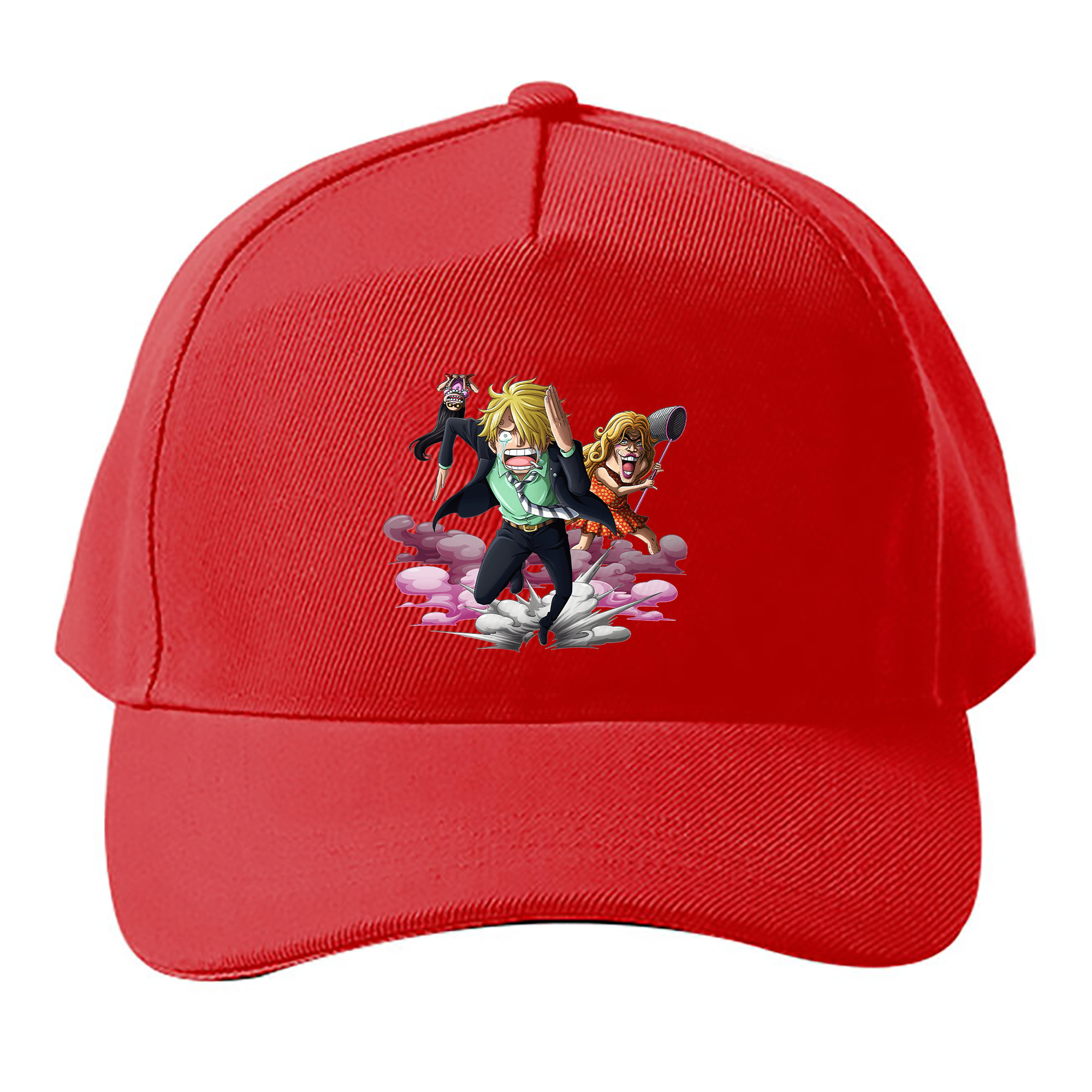 （画像用） ワンピース サンジ ONE PIECE Sanji ベースボールキャップ 綿100％ 男女兼用 帽子 スポーツ