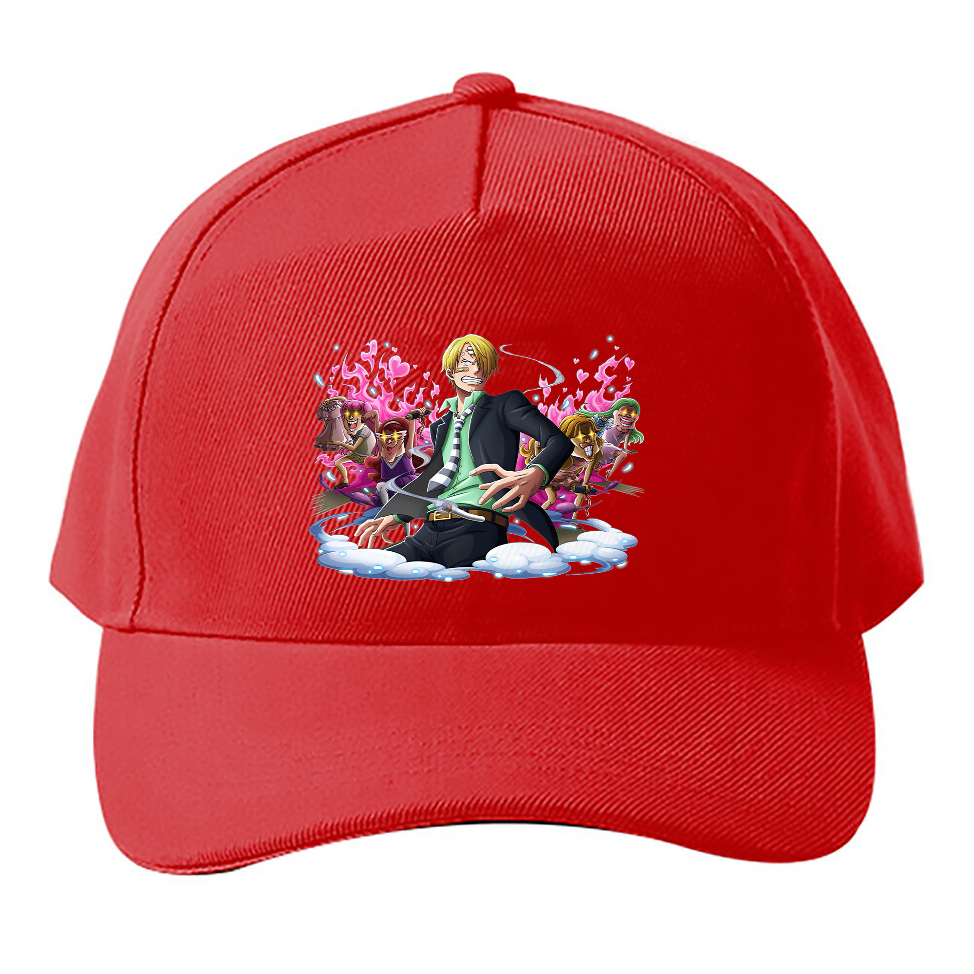 （画像用） ワンピース サンジ ONE PIECE Sanji ベースボールキャップ 綿100％ 男女兼用 帽子 スポーツ