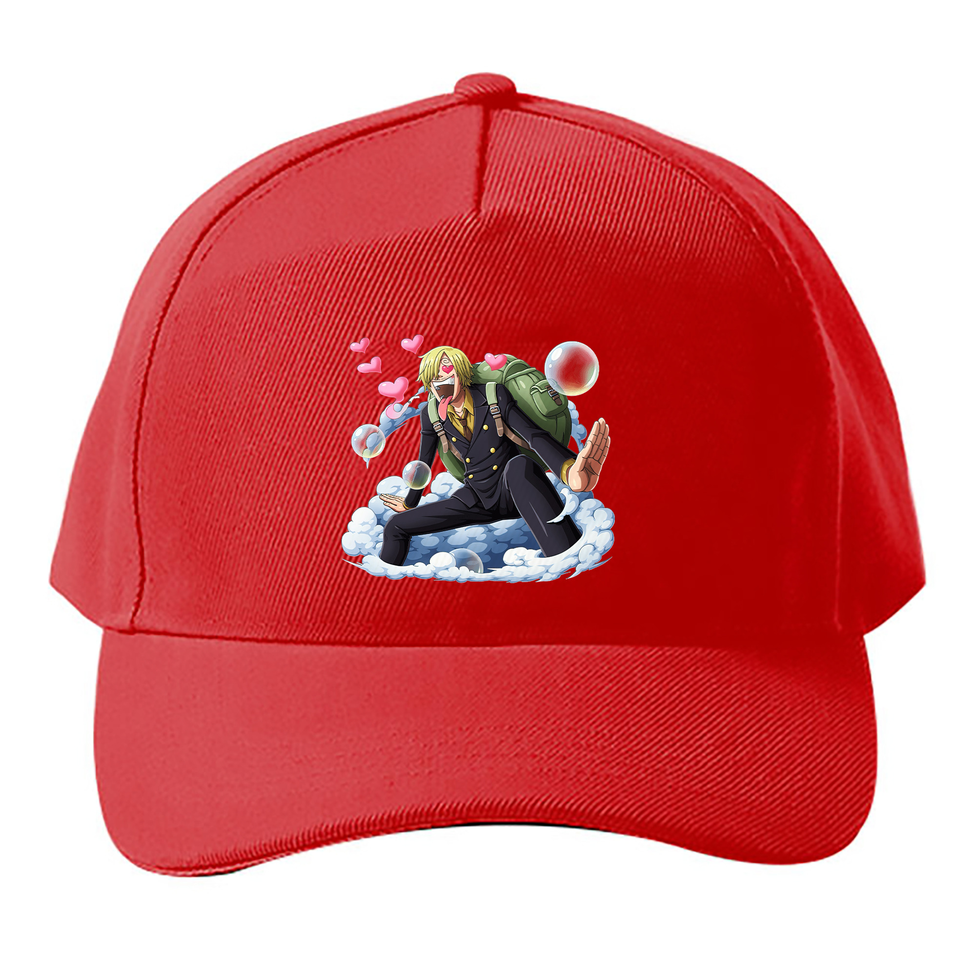 （画像用） ワンピース サンジ ONE PIECE Sanji ベースボールキャップ 綿100％ 男女兼用 帽子 スポーツ