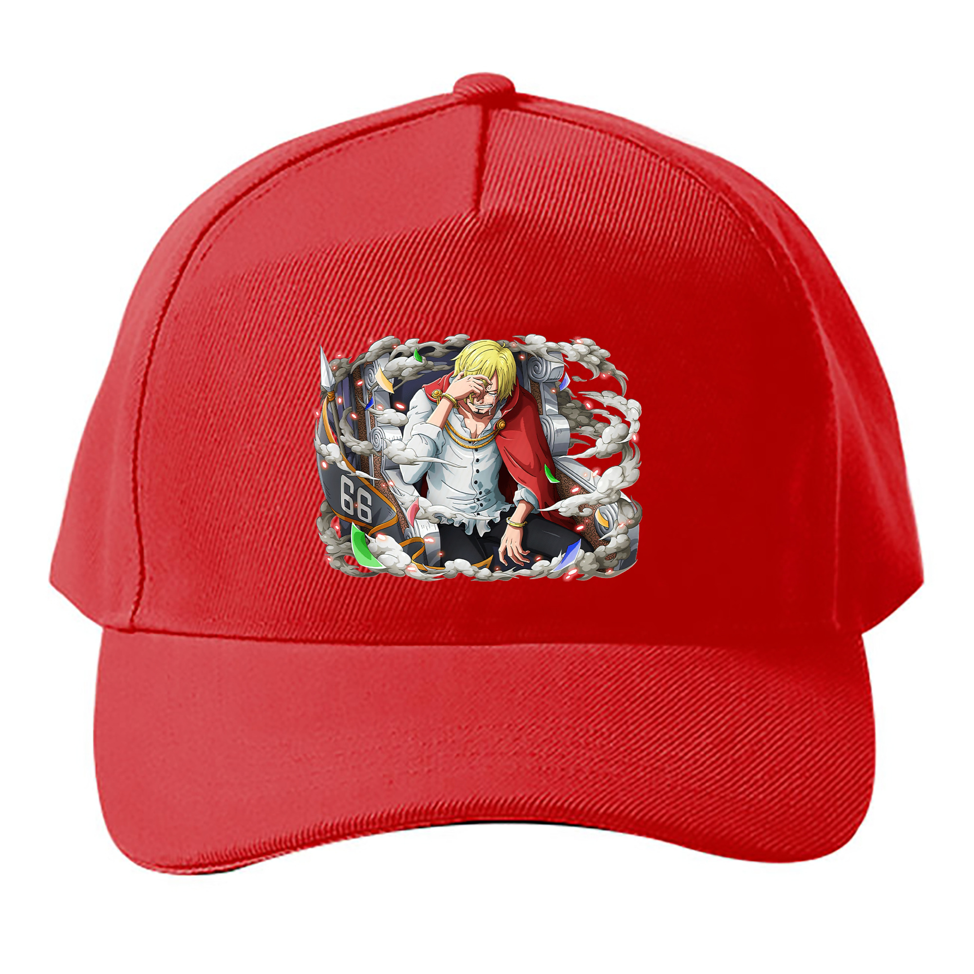 （画像用） ワンピース サンジ ONE PIECE Sanji ベースボールキャップ 綿100％ 男女兼用 帽子 スポーツ