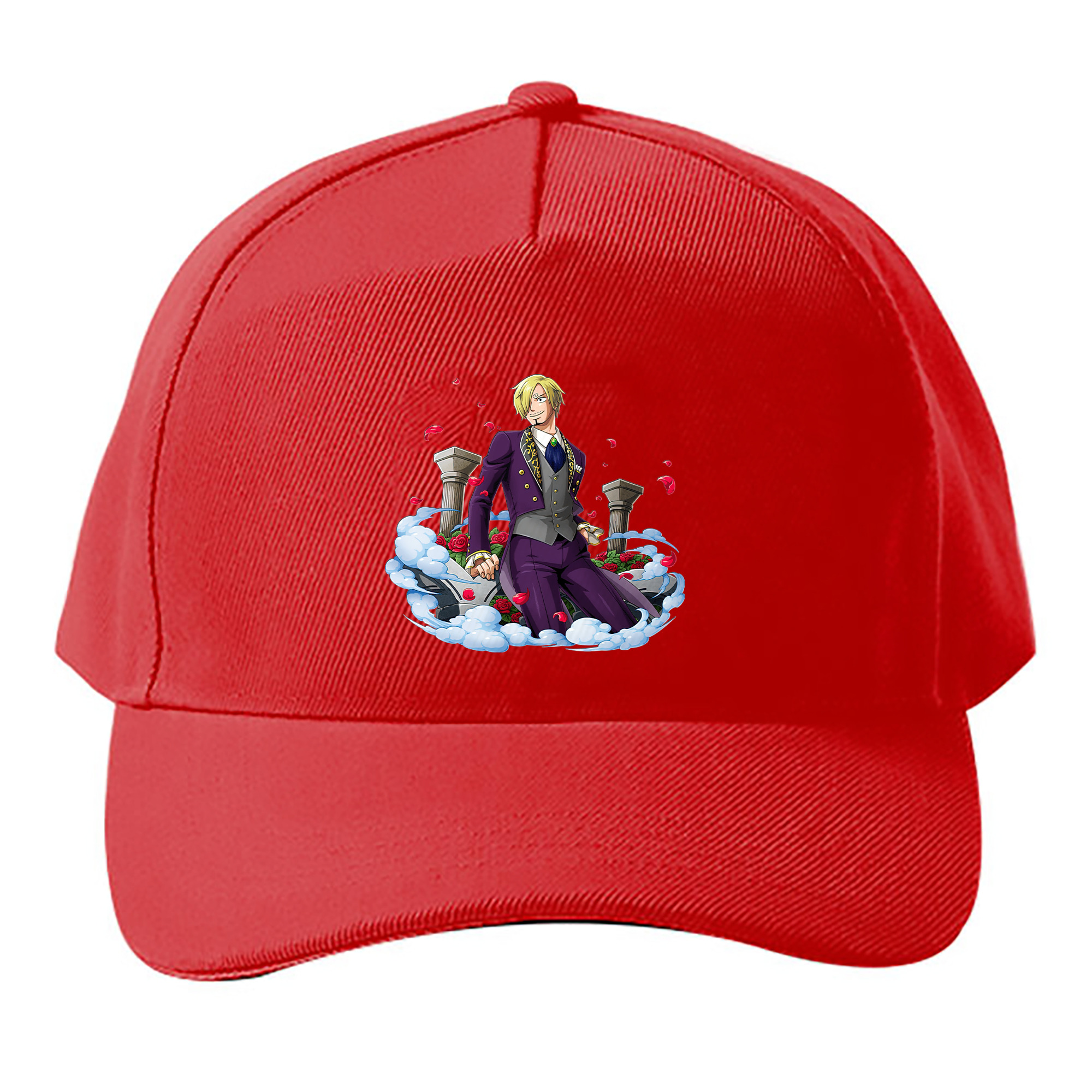 （画像用） ワンピース サンジ ONE PIECE Sanji ベースボールキャップ 綿100％ 男女兼用 帽子 スポーツ