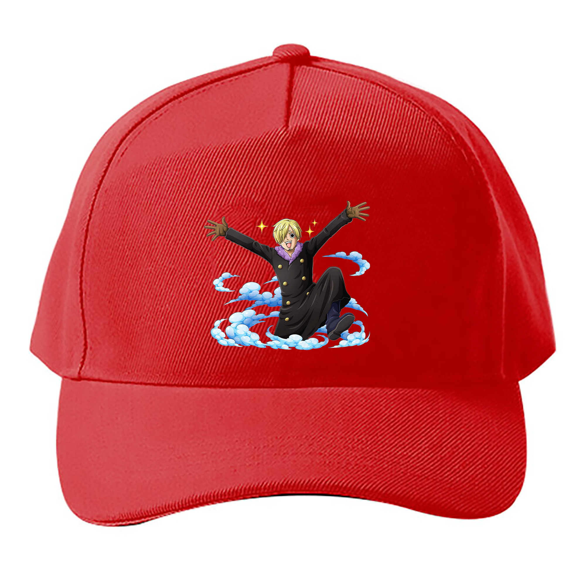 （画像用） ワンピース サンジ ONE PIECE Sanji ベースボールキャップ 綿100％ 男女兼用 帽子 スポーツ