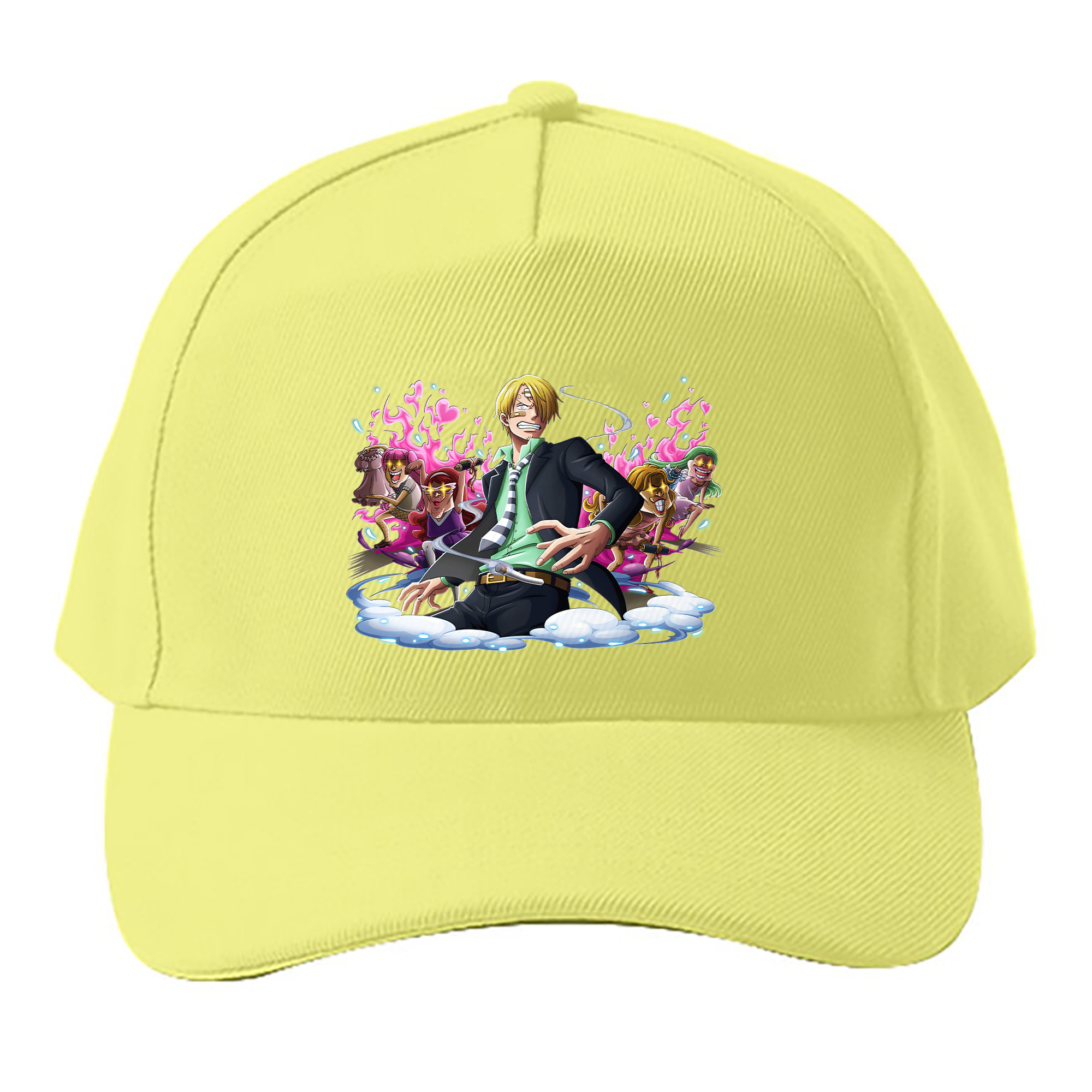 （画像用） ワンピース サンジ ONE PIECE Sanji ベースボールキャップ 綿100％ 男女兼用 帽子 スポーツ