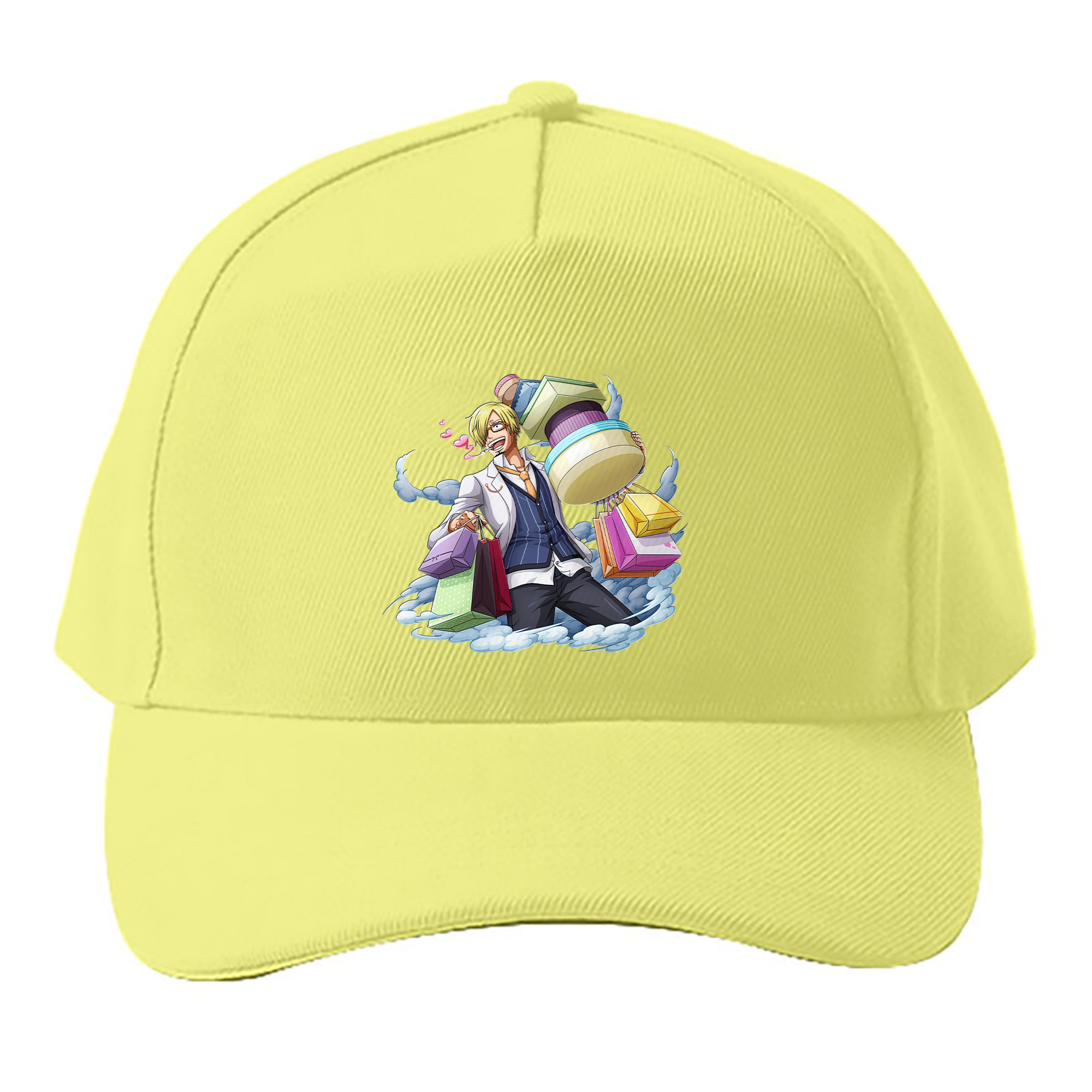 （画像用） ワンピース サンジ ONE PIECE Sanji ベースボールキャップ 綿100％ 男女兼用 帽子 スポーツ