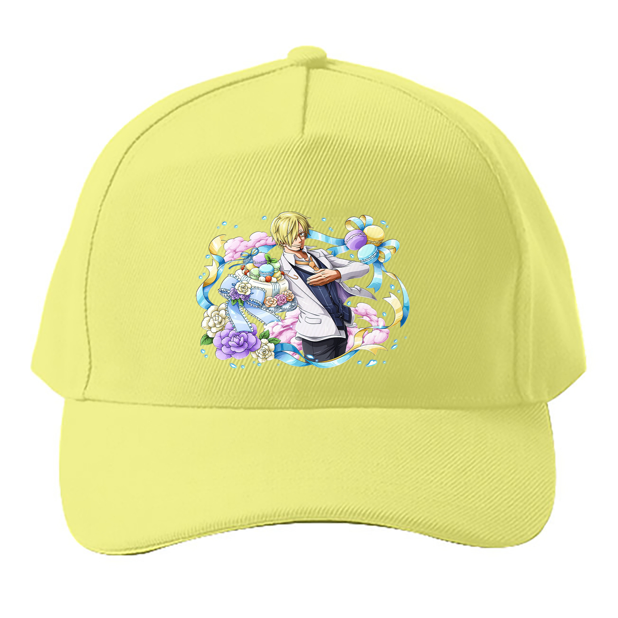 （画像用） ワンピース サンジ ONE PIECE Sanji ベースボールキャップ 綿100％ 男女兼用 帽子 スポーツ