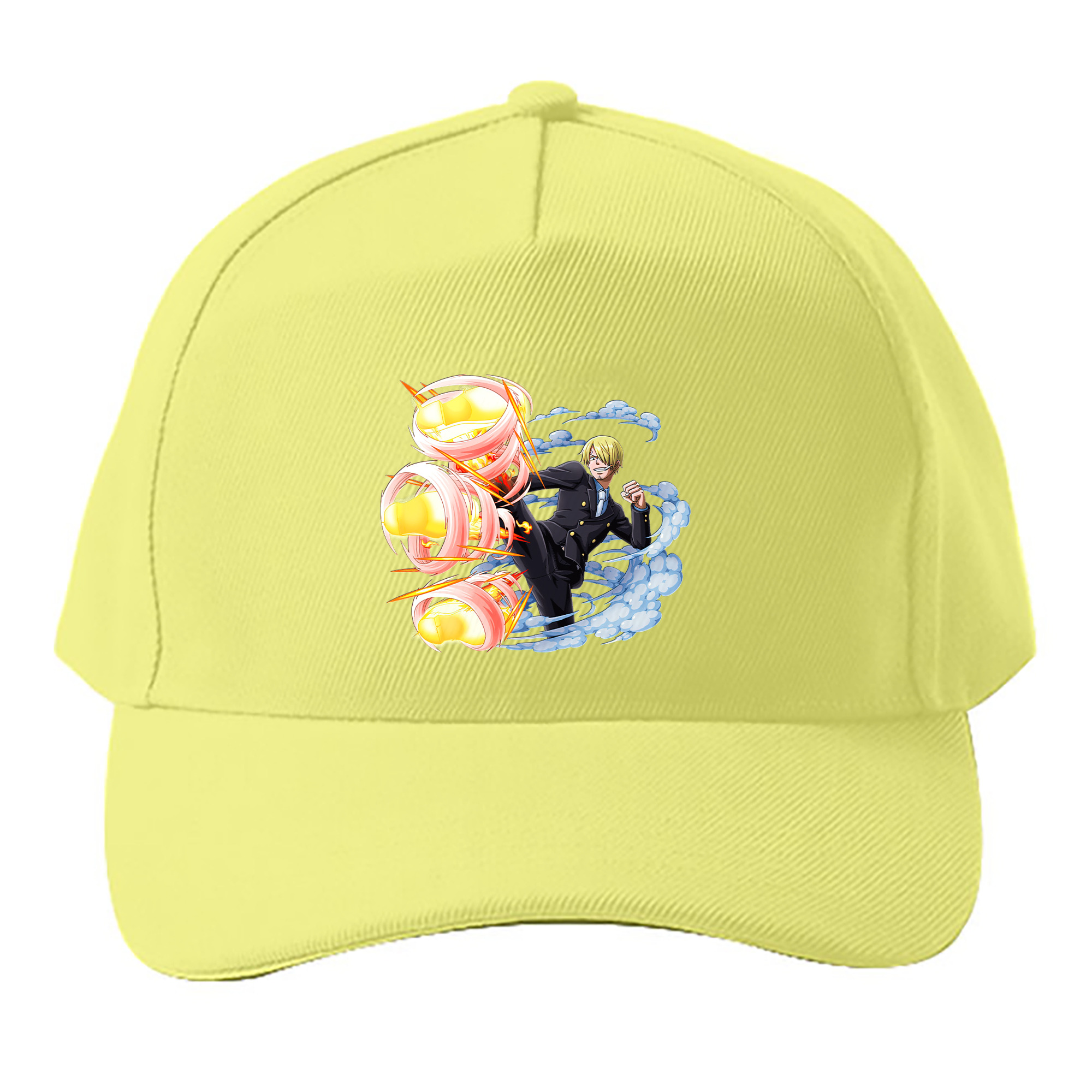 （画像用） ワンピース サンジ ONE PIECE Sanji ベースボールキャップ 綿100％ 男女兼用 帽子 スポーツ