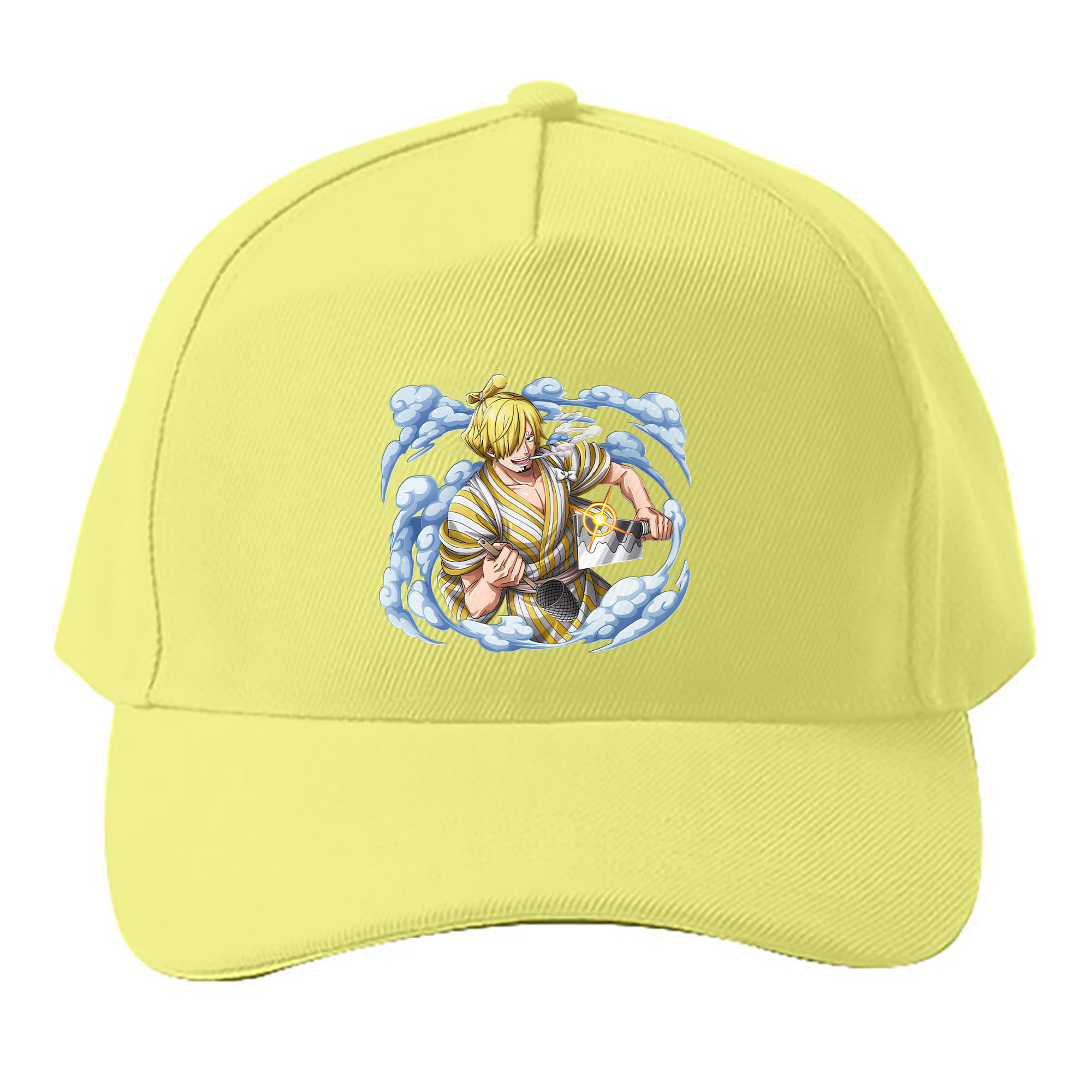 （画像用） ワンピース サンジ ONE PIECE Sanji ベースボールキャップ 綿100％ 男女兼用 帽子 スポーツ