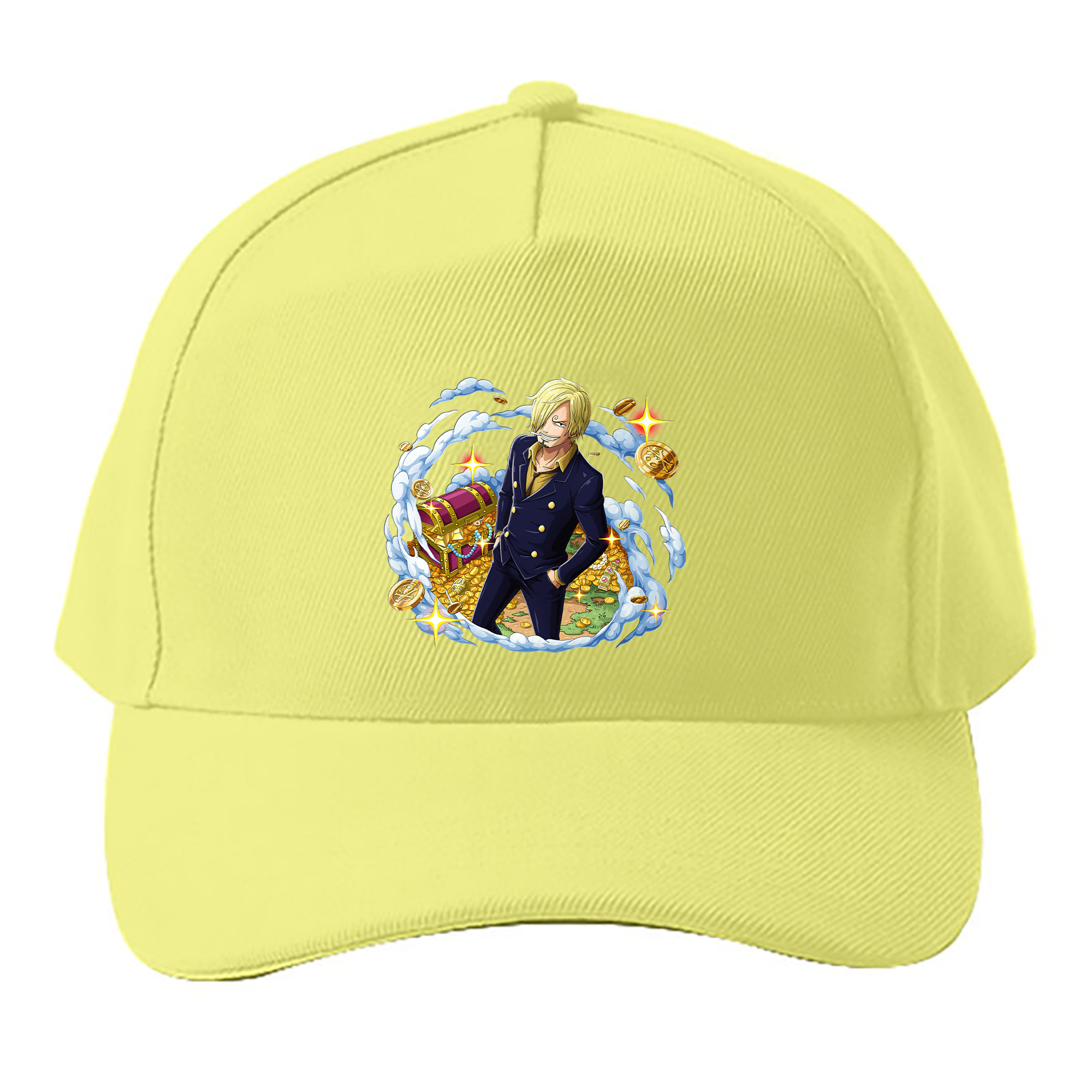 （画像用） ワンピース サンジ ONE PIECE Sanji ベースボールキャップ 綿100％ 男女兼用 帽子 スポーツ