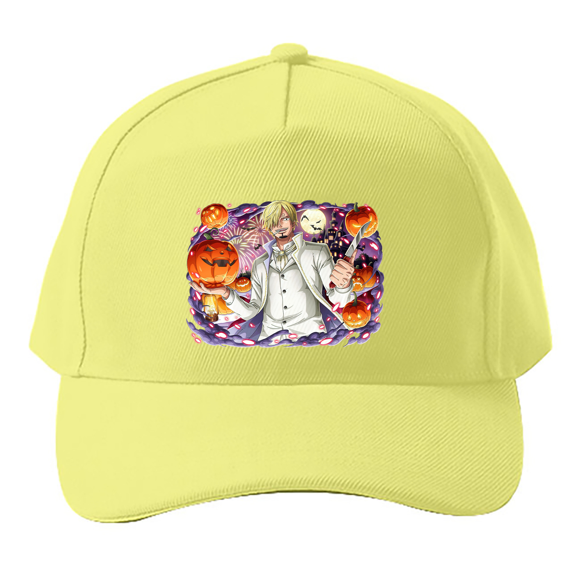 （画像用） ワンピース サンジ ONE PIECE Sanji ベースボールキャップ 綿100％ 男女兼用 帽子 スポーツ