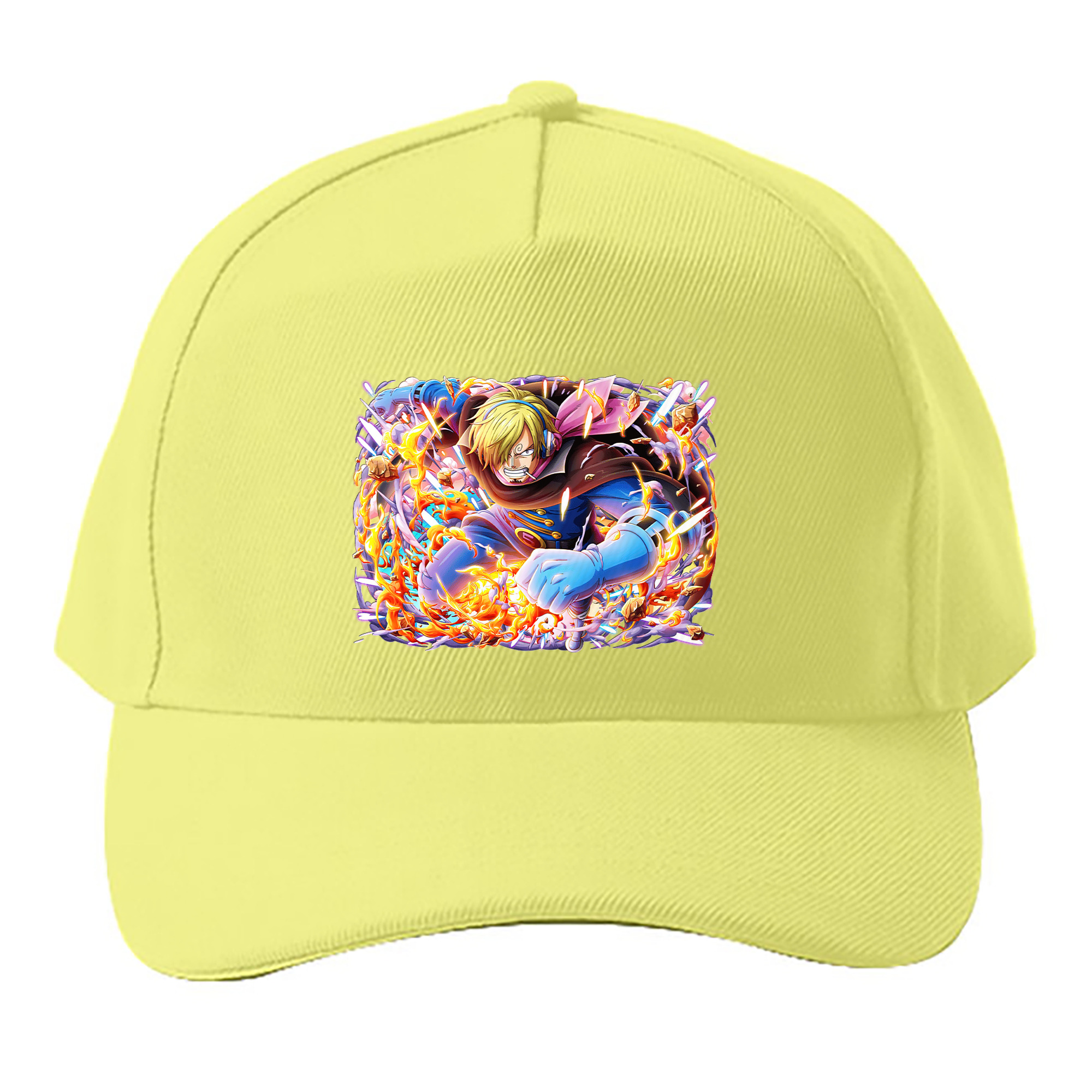 （画像用） ワンピース サンジ ONE PIECE Sanji ベースボールキャップ 綿100％ 男女兼用 帽子 スポーツ
