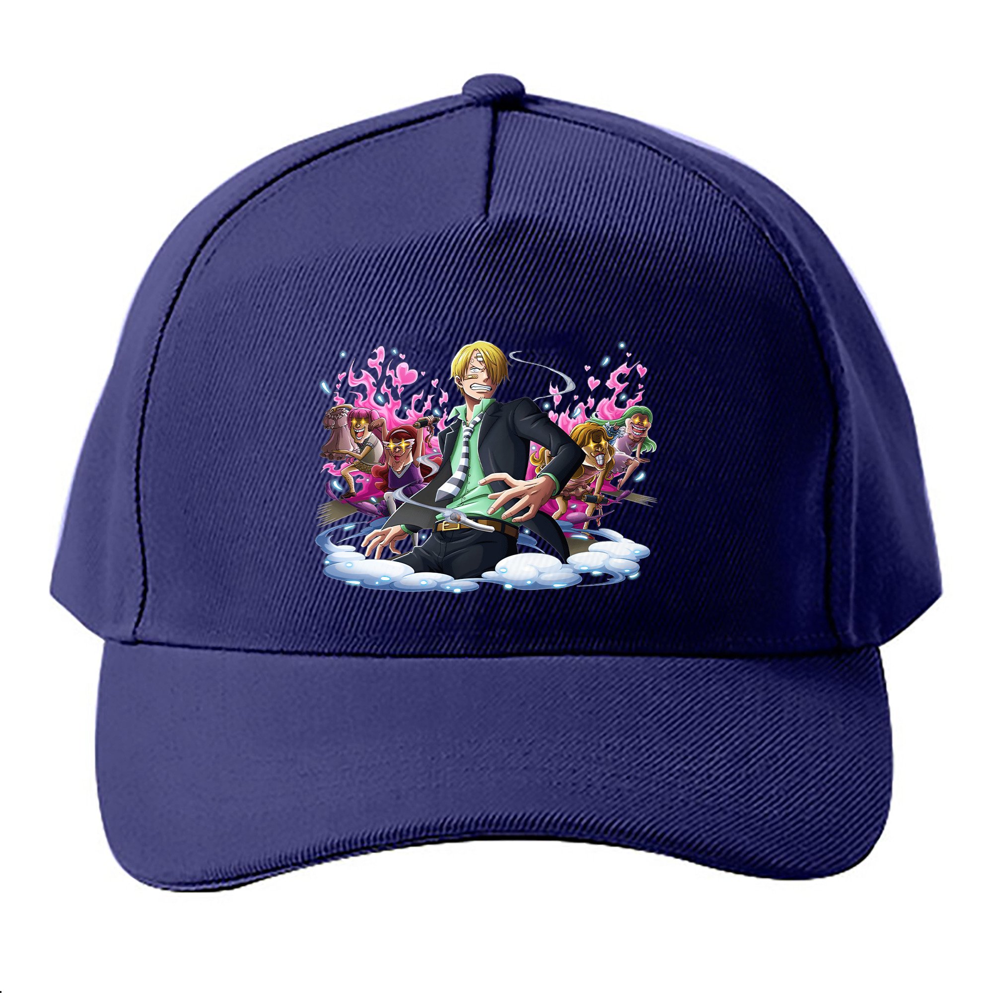 （画像用） ワンピース サンジ ONE PIECE Sanji ベースボールキャップ 綿100％ 男女兼用 帽子 スポーツ