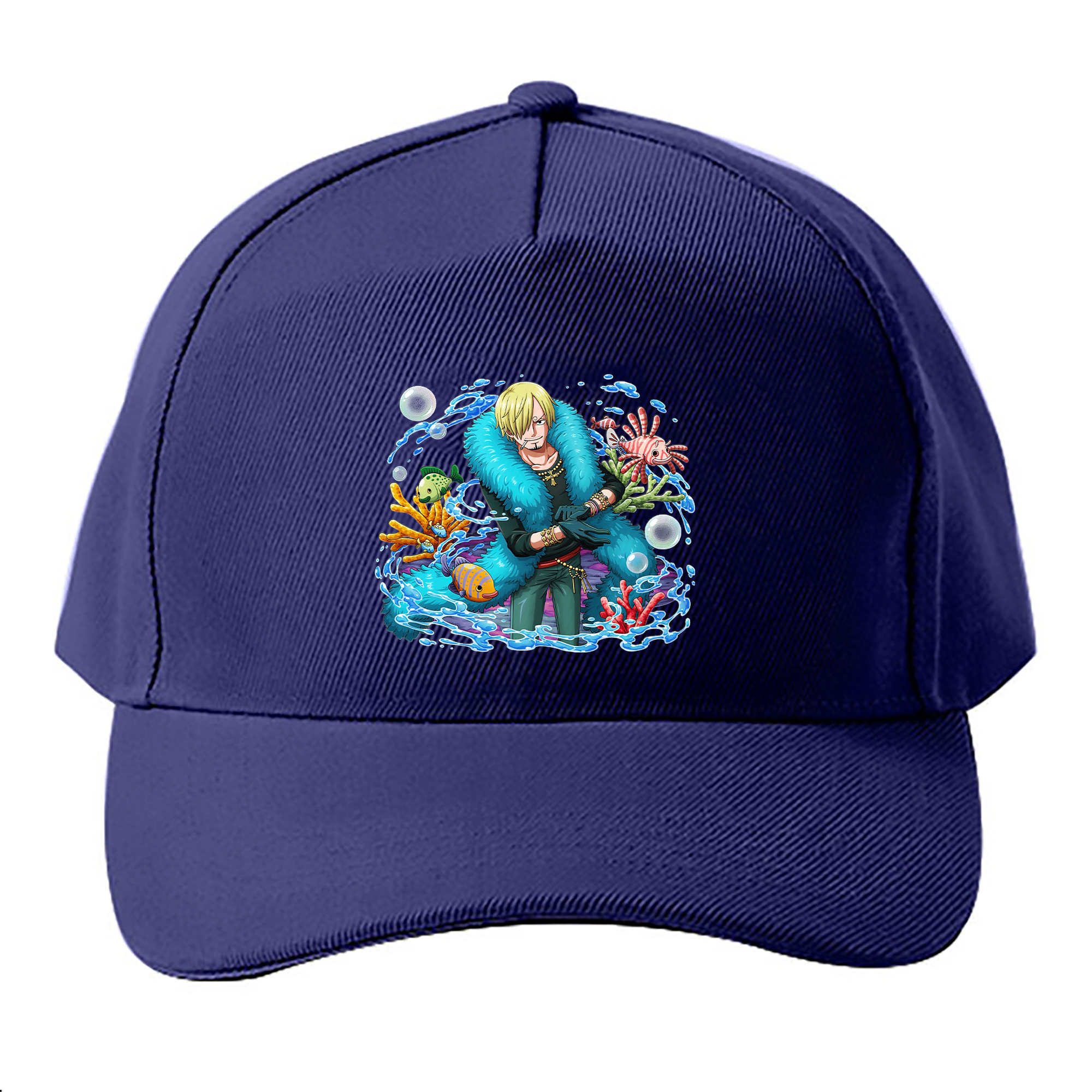 （画像用） ワンピース サンジ ONE PIECE Sanji ベースボールキャップ 綿100％ 男女兼用 帽子 スポーツ