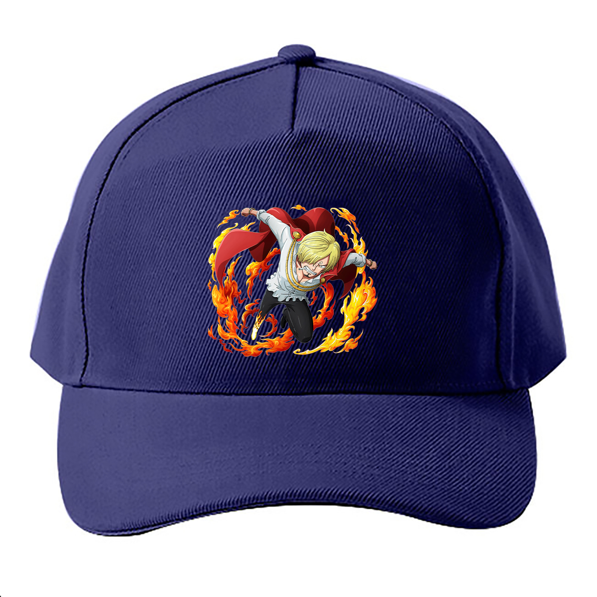 （画像用） ワンピース サンジ ONE PIECE Sanji ベースボールキャップ 綿100％ 男女兼用 帽子 スポーツ
