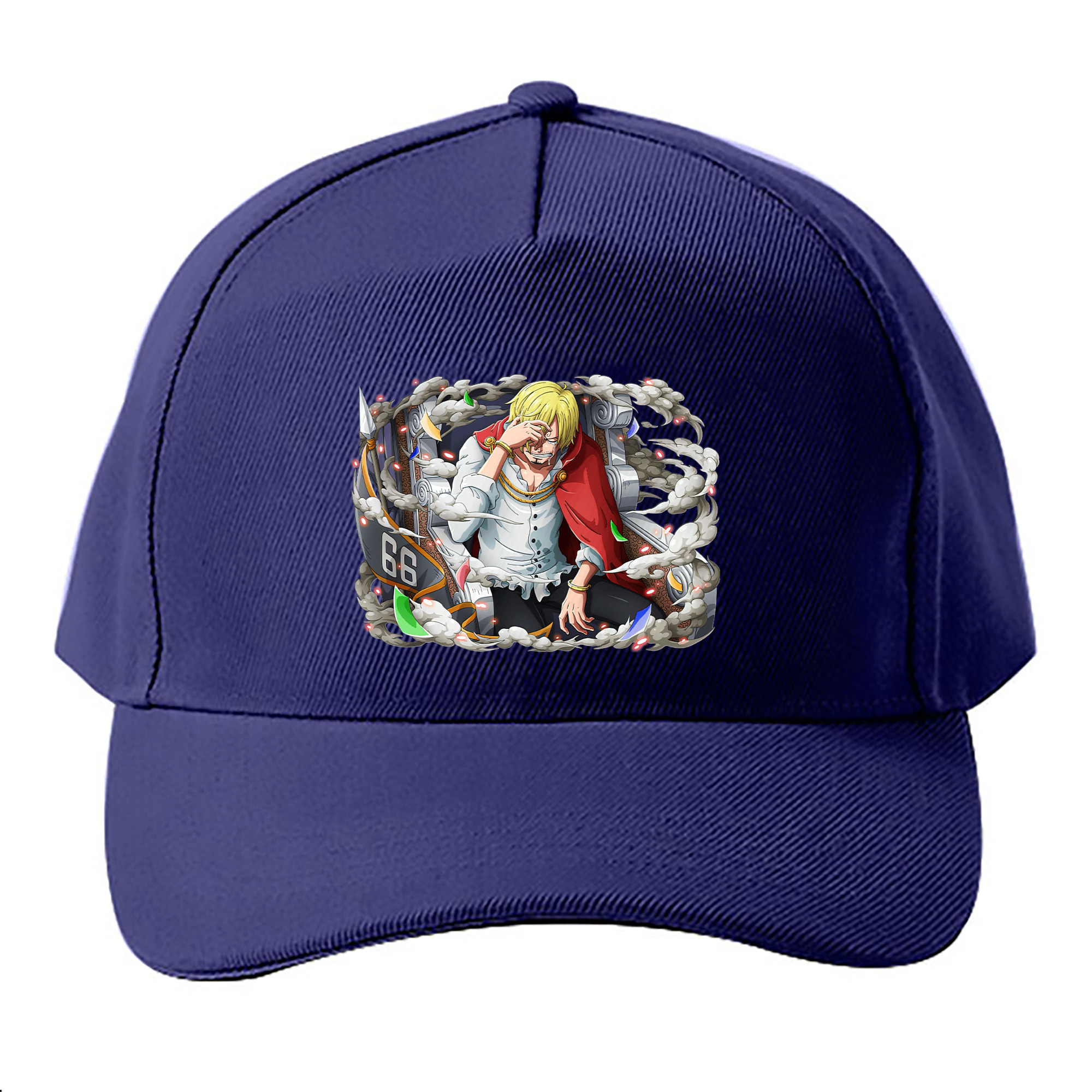 （画像用） ワンピース サンジ ONE PIECE Sanji ベースボールキャップ 綿100％ 男女兼用 帽子 スポーツ