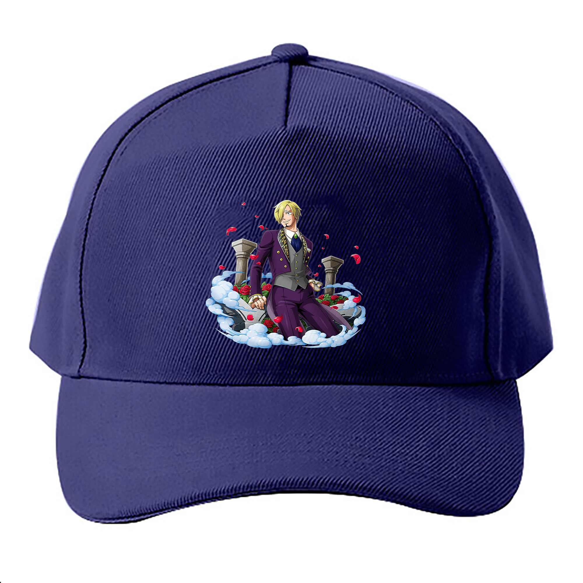 （画像用） ワンピース サンジ ONE PIECE Sanji ベースボールキャップ 綿100％ 男女兼用 帽子 スポーツ