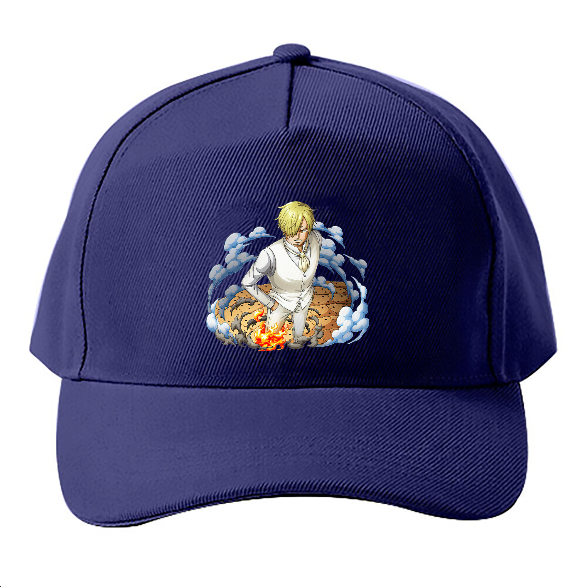 （画像用） ワンピース サンジ ONE PIECE Sanji ベースボールキャップ 綿100％ 男女兼用 帽子 スポーツ