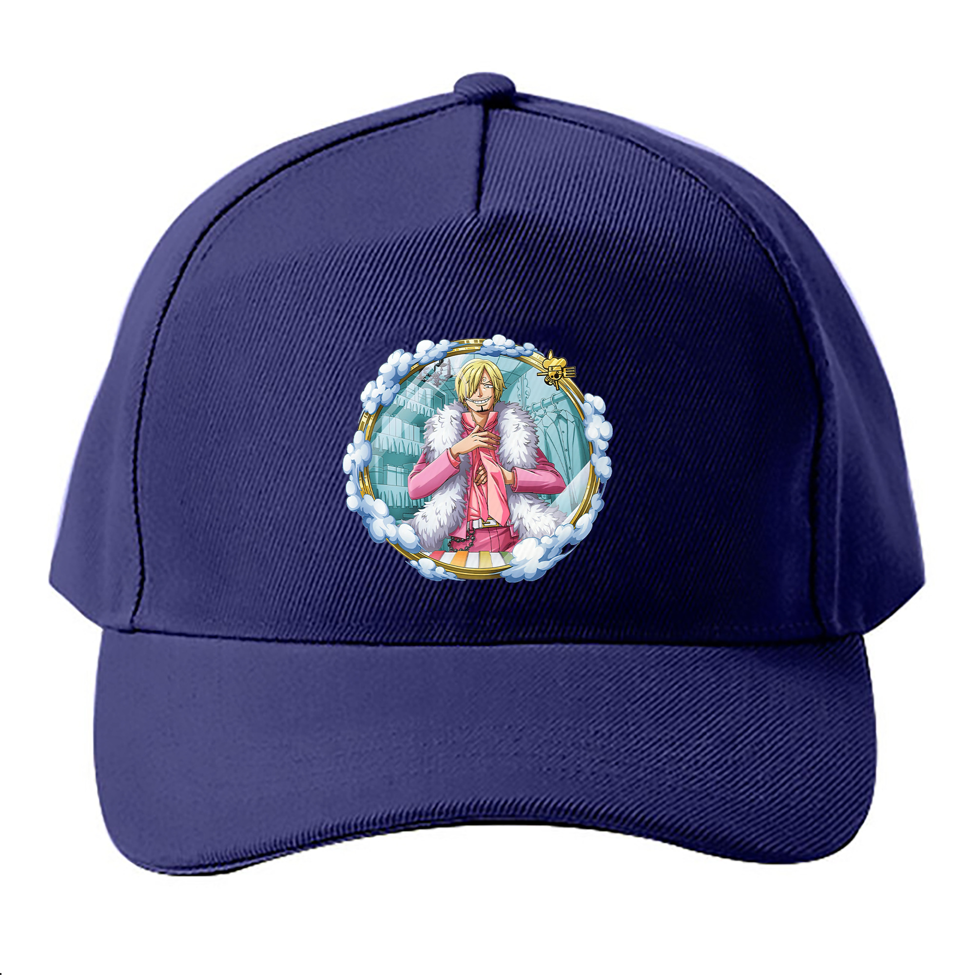 （画像用） ワンピース サンジ ONE PIECE Sanji ベースボールキャップ 綿100％ 男女兼用 帽子 スポーツ