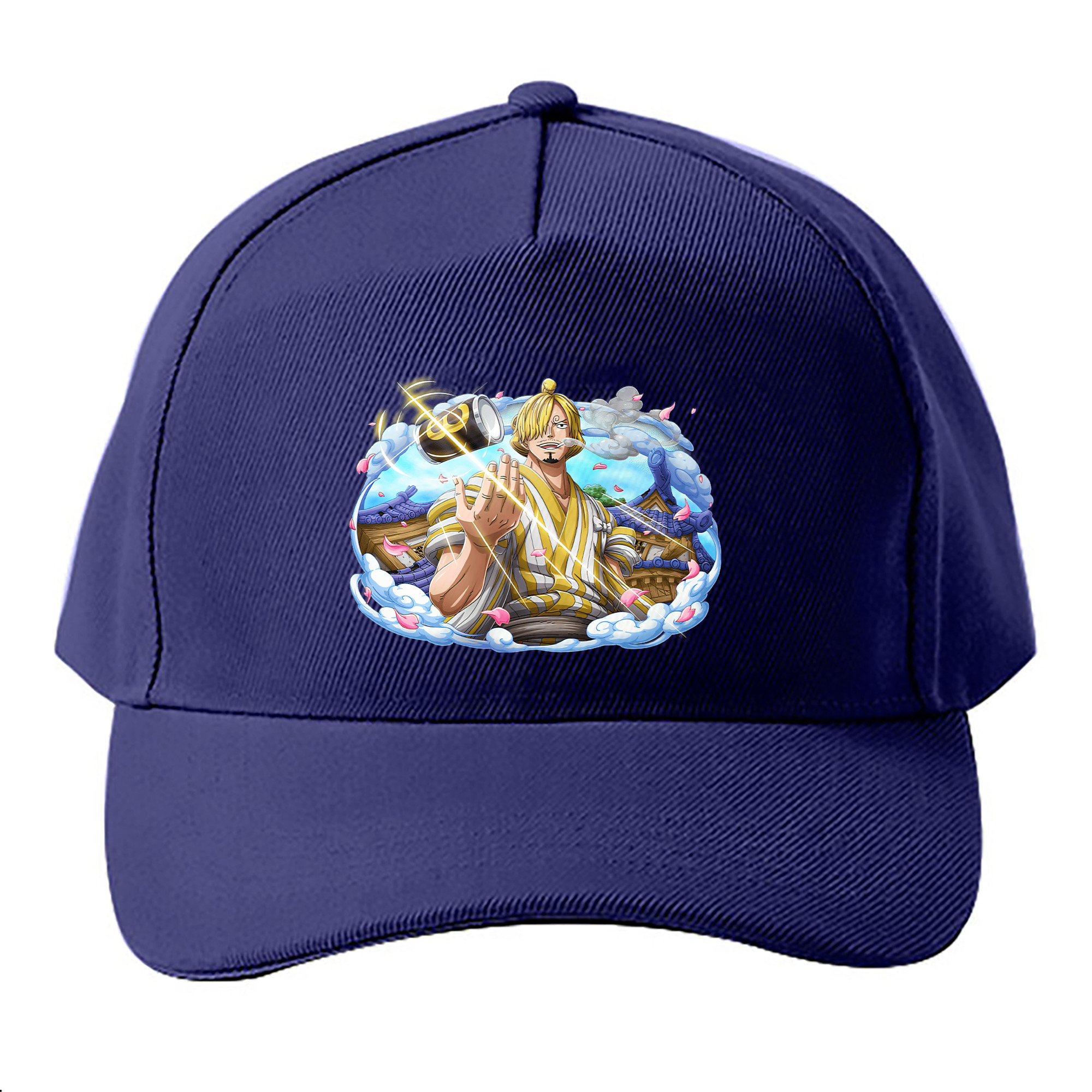 （画像用） ワンピース サンジ ONE PIECE Sanji ベースボールキャップ 綿100％ 男女兼用 帽子 スポーツ