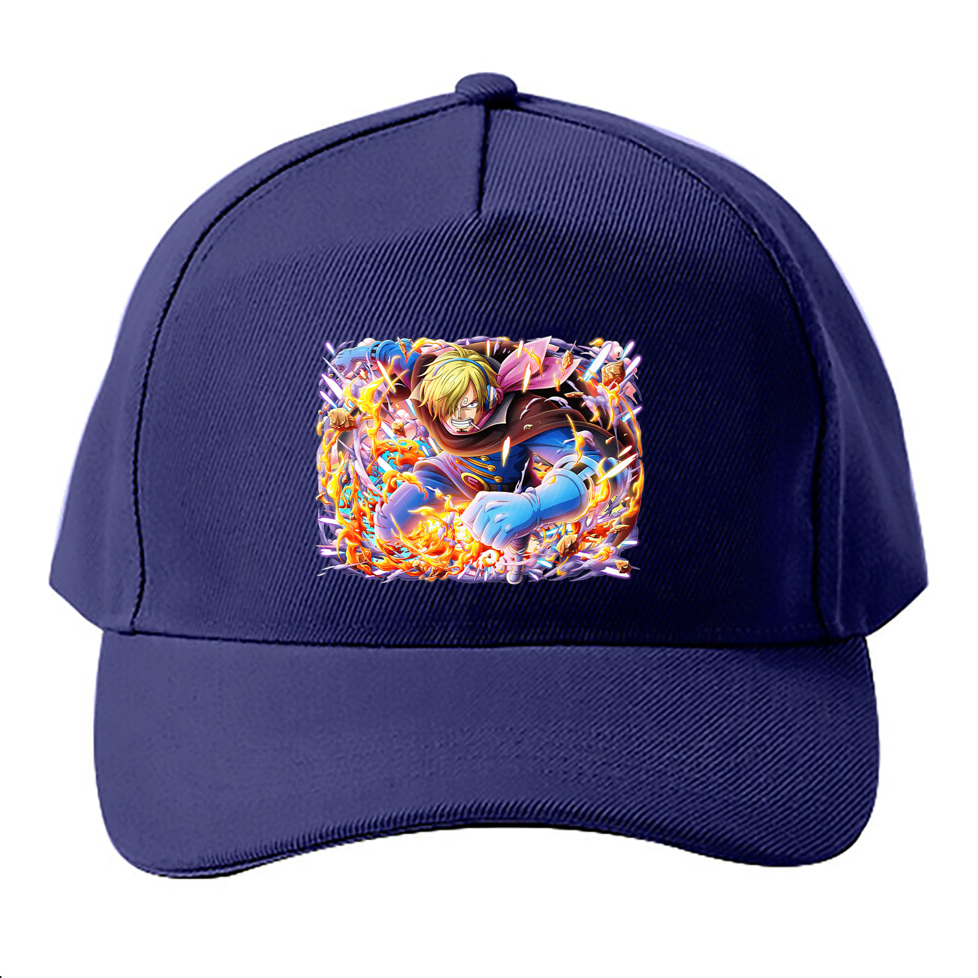 （画像用） ワンピース サンジ ONE PIECE Sanji ベースボールキャップ 綿100％ 男女兼用 帽子 スポーツ