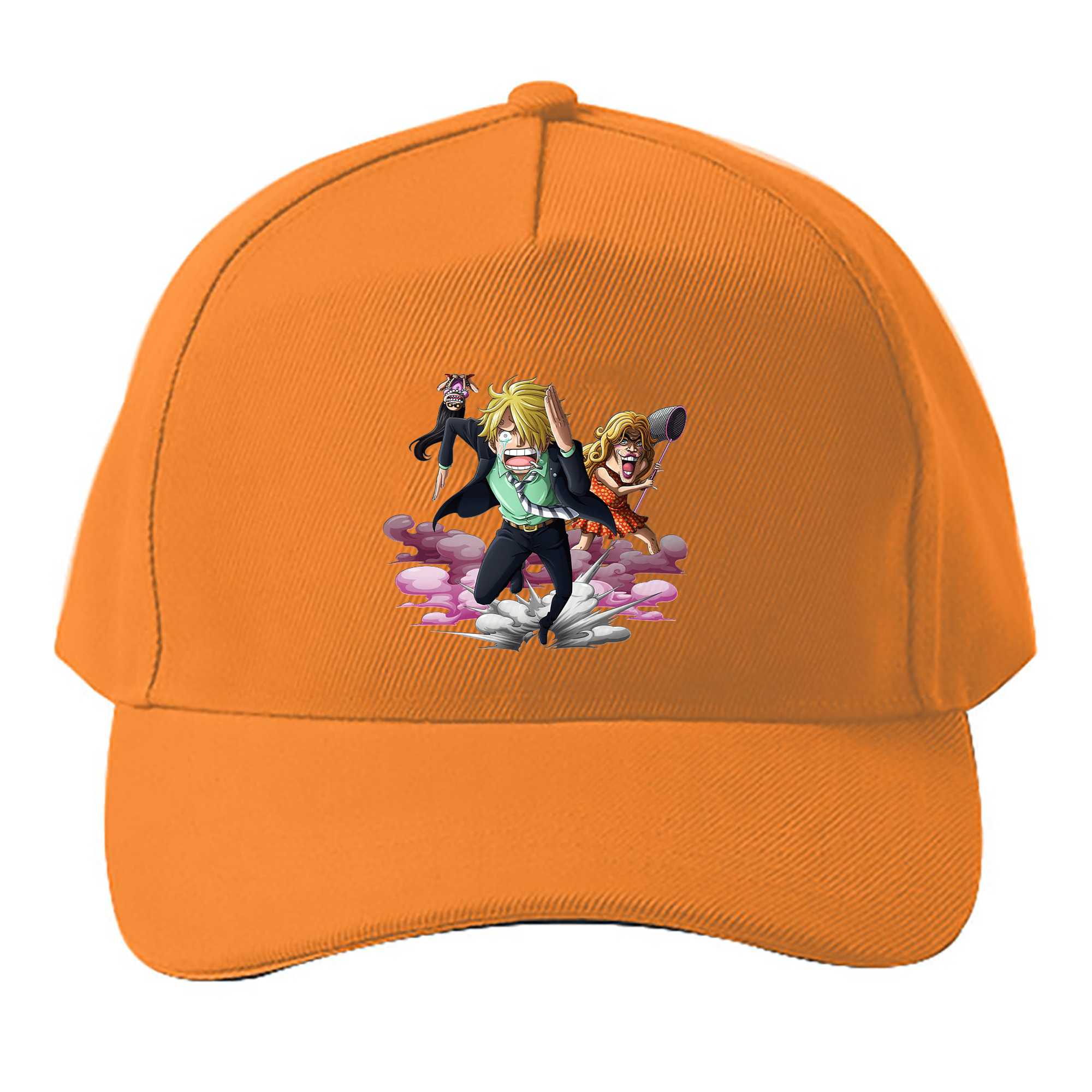 （画像用） ワンピース サンジ ONE PIECE Sanji ベースボールキャップ 綿100％ 男女兼用 帽子 スポーツ