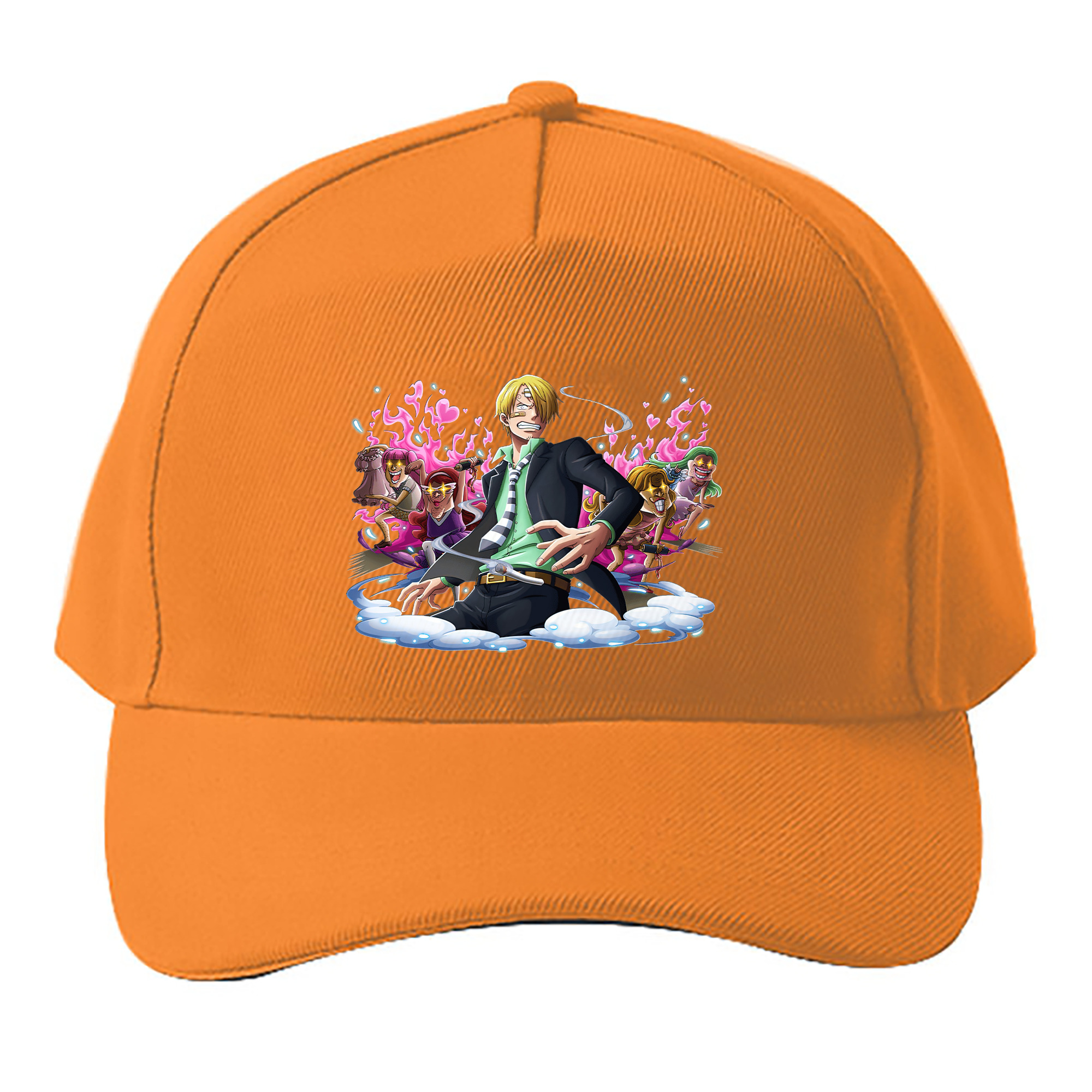 （画像用） ワンピース サンジ ONE PIECE Sanji ベースボールキャップ 綿100％ 男女兼用 帽子 スポーツ
