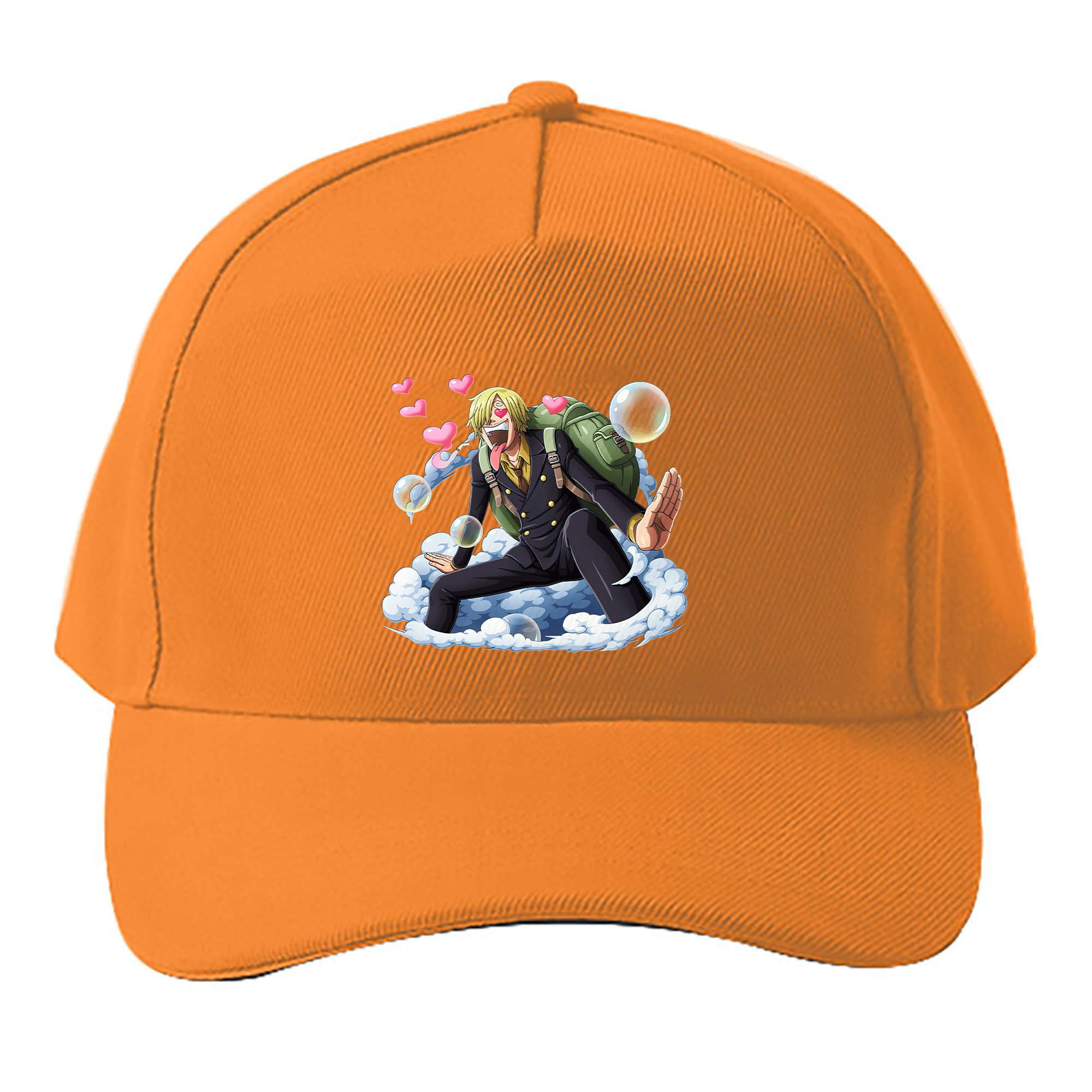 （画像用） ワンピース サンジ ONE PIECE Sanji ベースボールキャップ 綿100％ 男女兼用 帽子 スポーツ