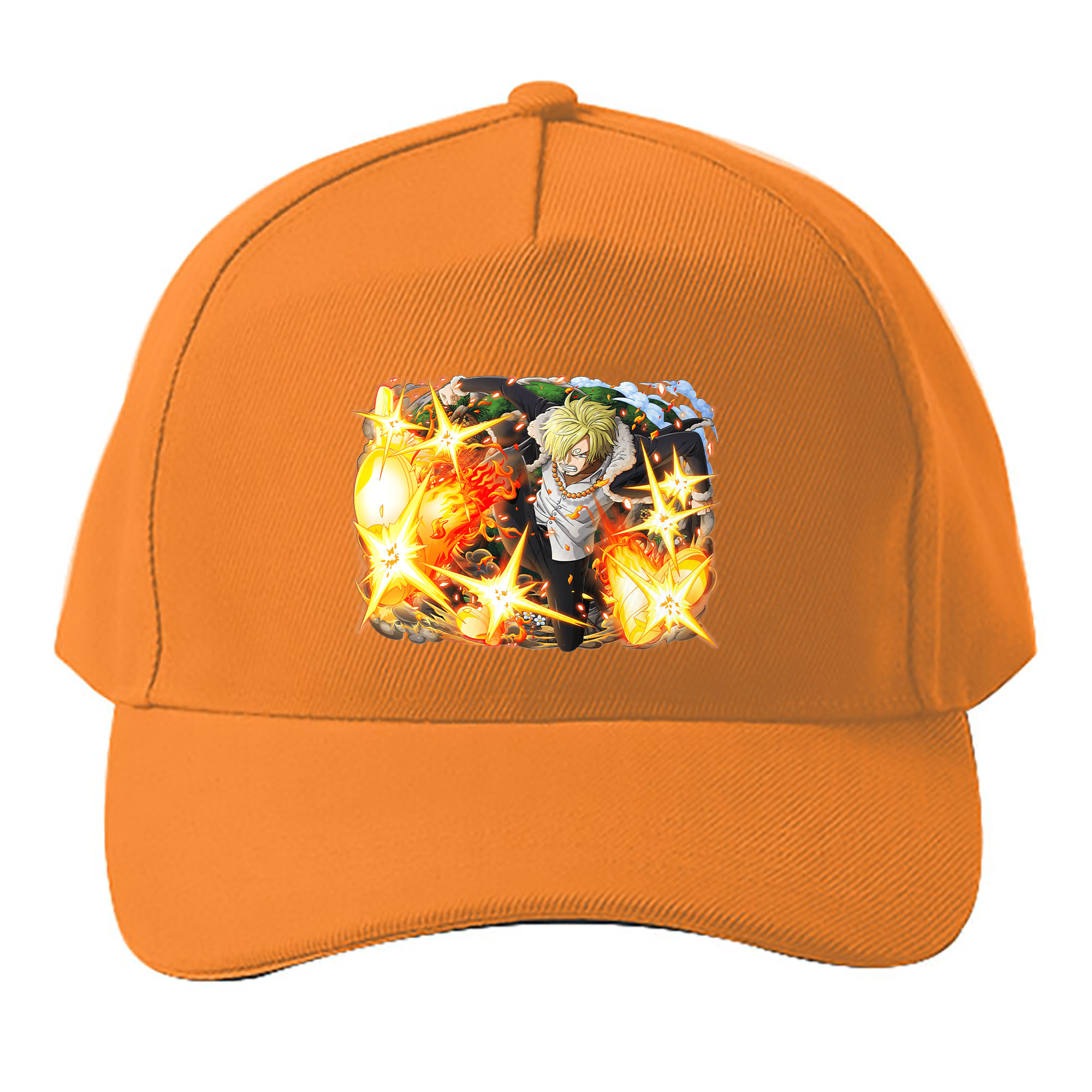 （画像用） ワンピース サンジ ONE PIECE Sanji ベースボールキャップ 綿100％ 男女兼用 帽子 スポーツ