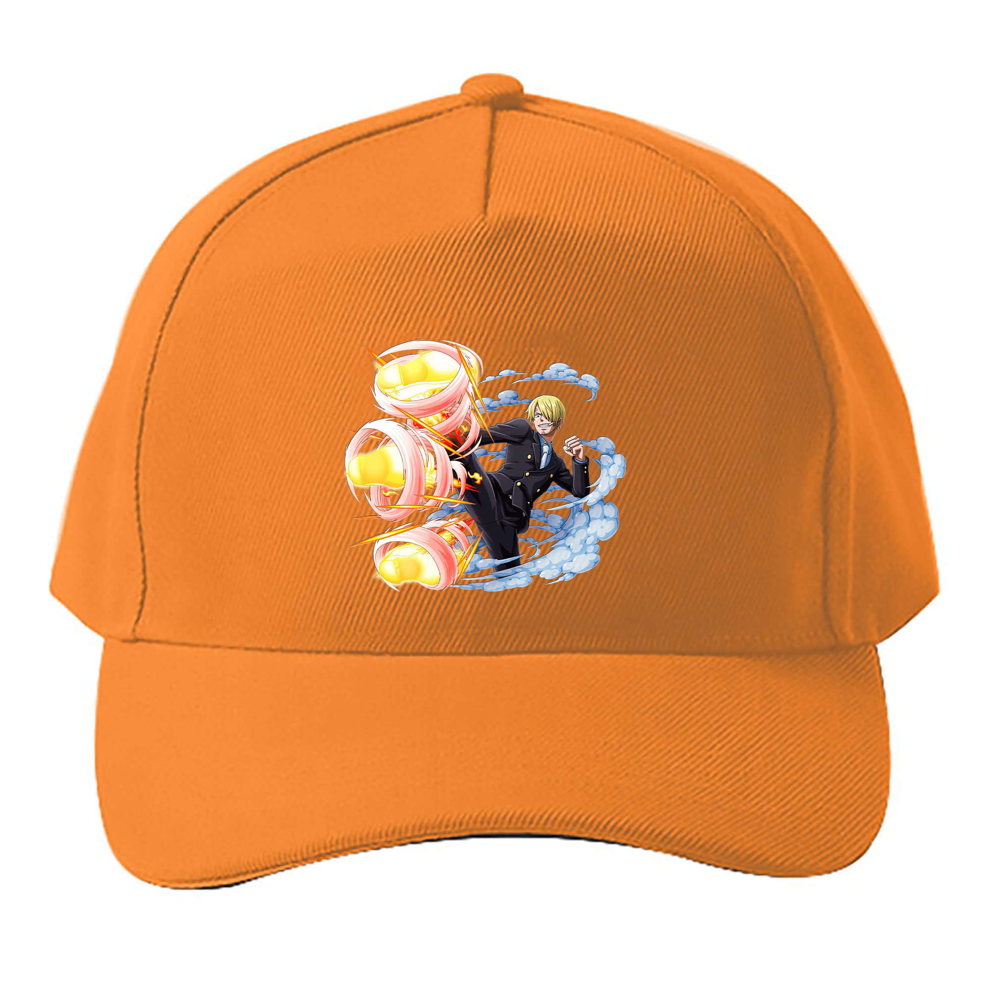 （画像用） ワンピース サンジ ONE PIECE Sanji ベースボールキャップ 綿100％ 男女兼用 帽子 スポーツ