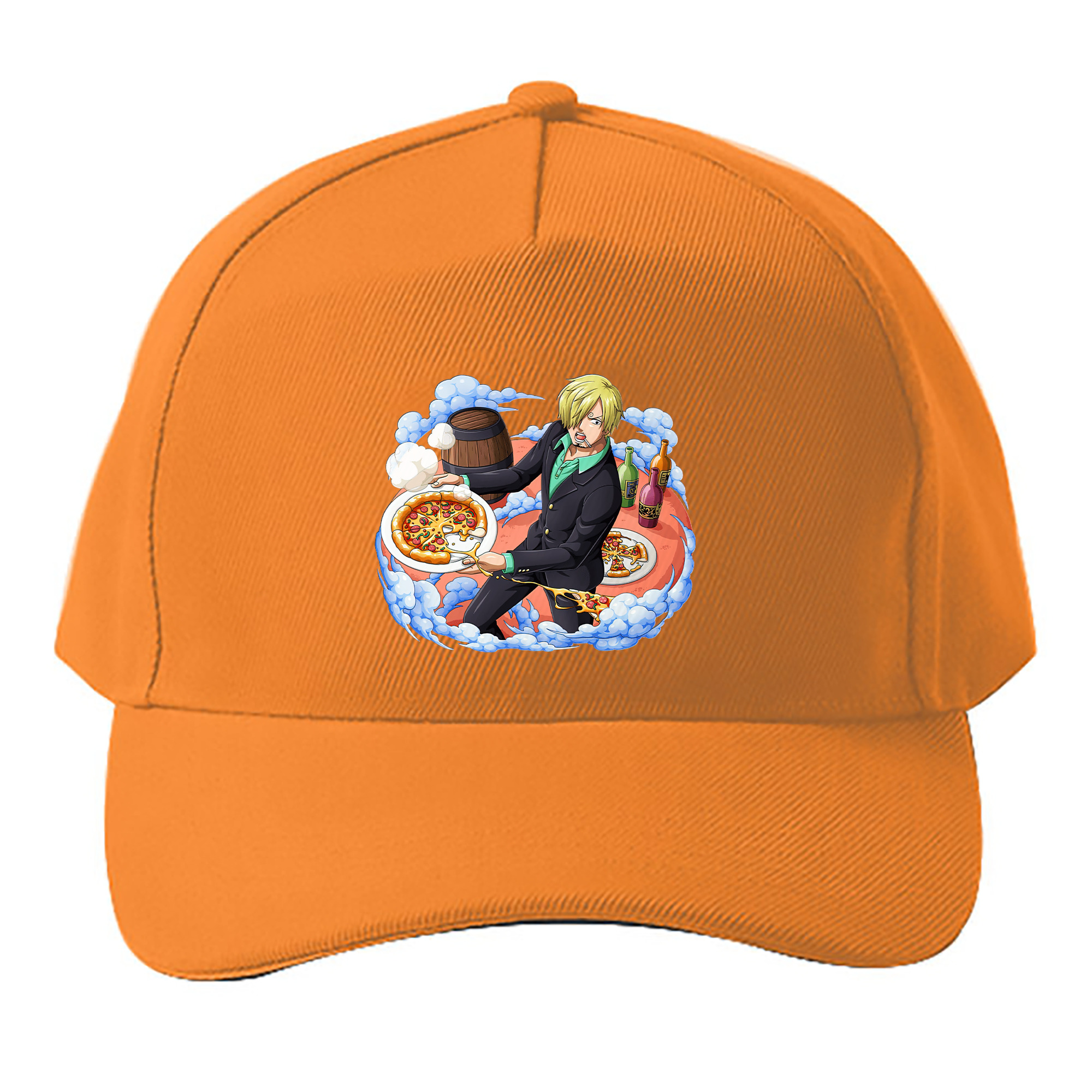 （画像用） ワンピース サンジ ONE PIECE Sanji ベースボールキャップ 綿100％ 男女兼用 帽子 スポーツ